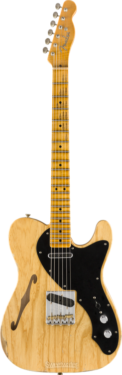 fender custom shop テレキャスター　ノーキャスター　USA Fender Custom Shop Limited Edition Loaded Thinline Nocaster - Aged