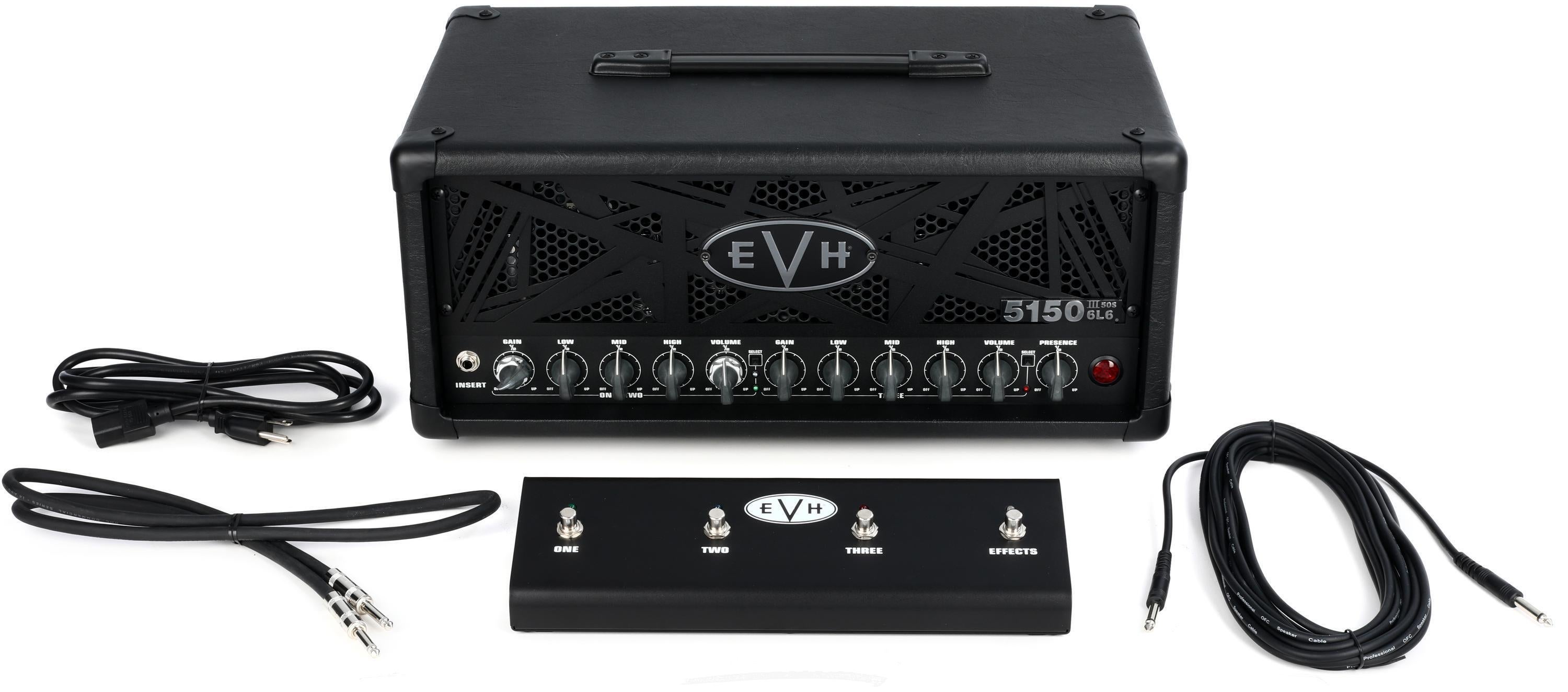 EVH 5150III 50S 6L6 50-watt Tube Head - Black Stealth Reviews 