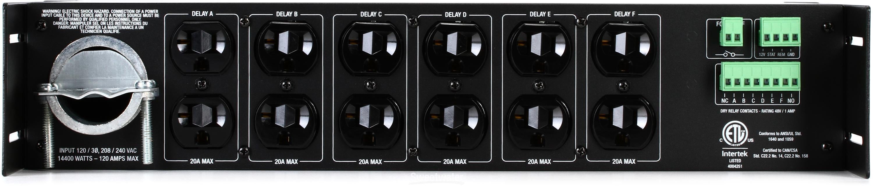 Furman ASD-120 2.0 6 Circuit Sequencing Power Distribution
