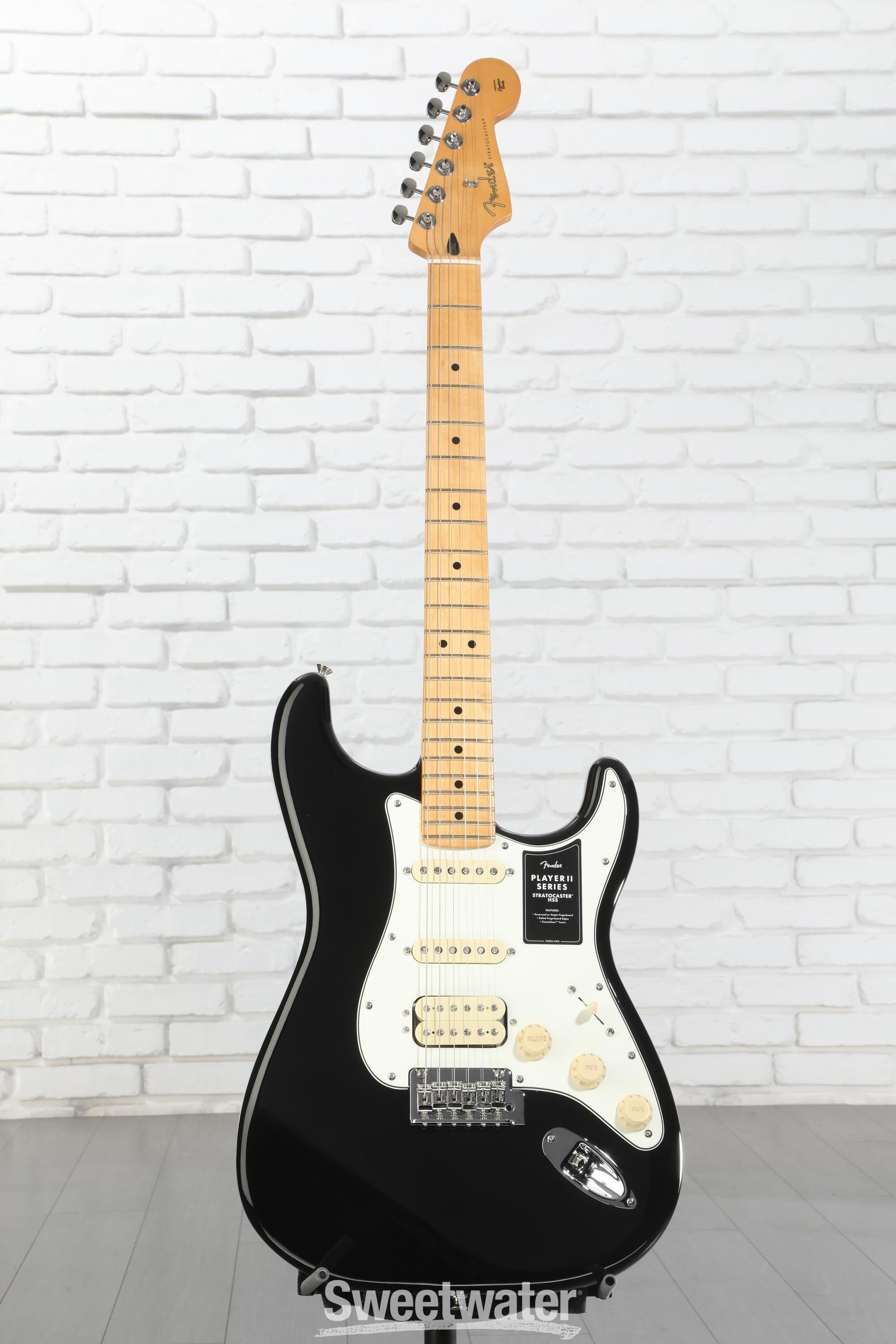 Fender Player II Stratocaster HSS Electric Guitar - Black