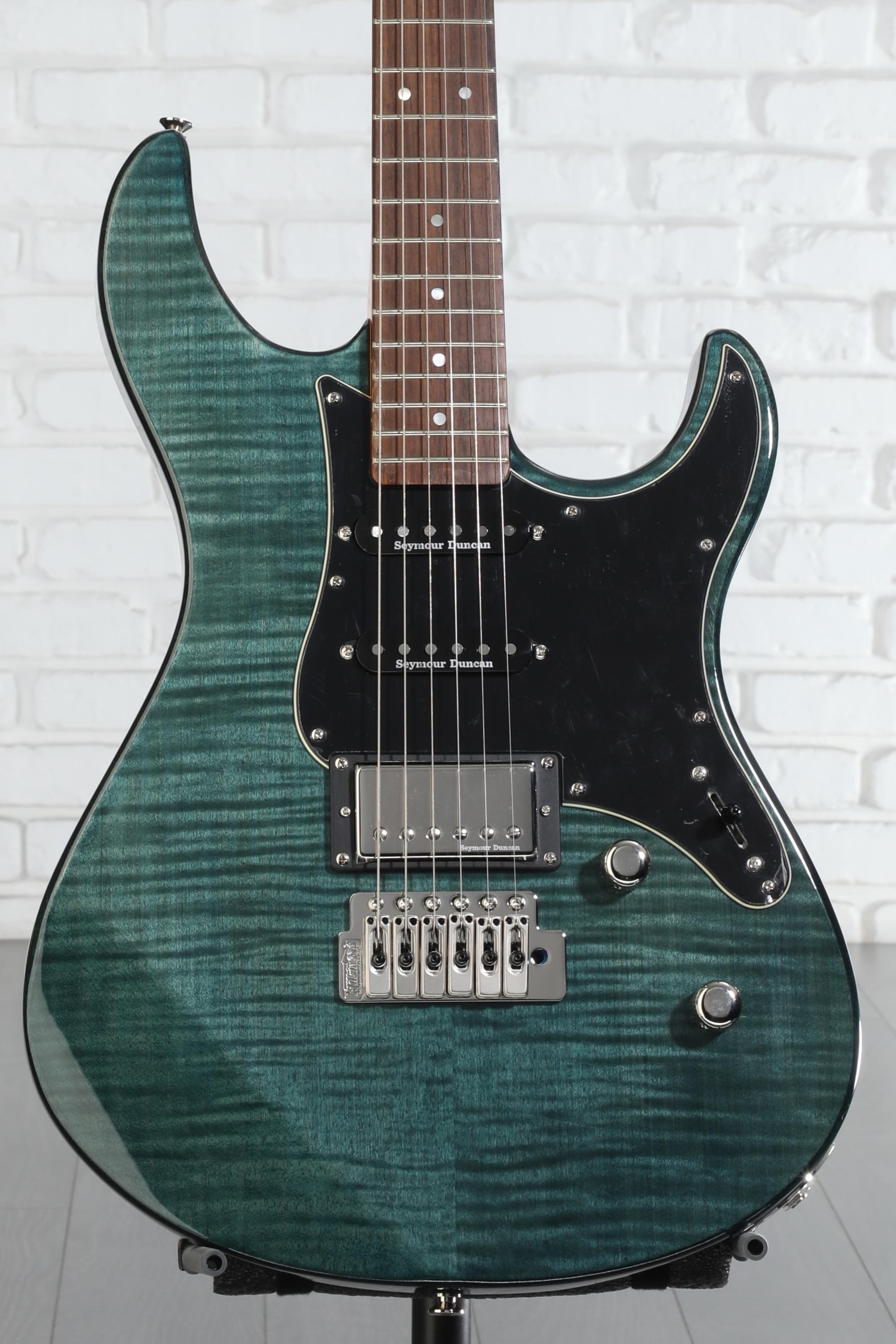 Yamaha Pacifica PAC612VIIFM Electric Guitar - Indigo Blue | Sweetwater