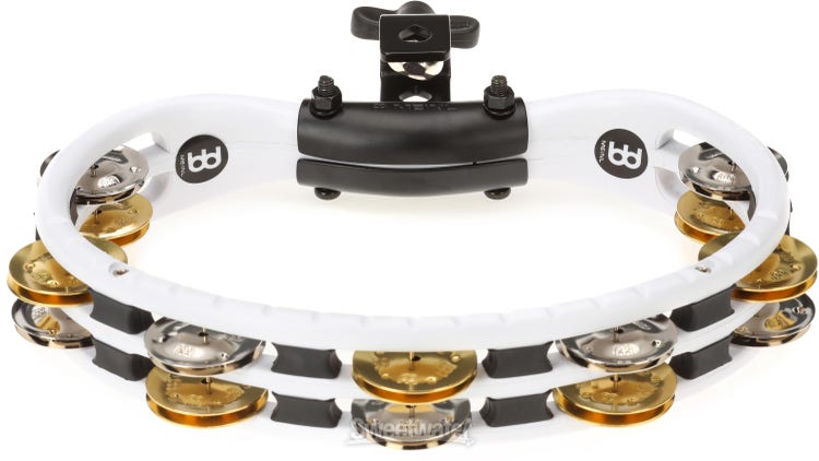 Meinl Percussion Mountable Recording-Combo ABS Tambourine - White