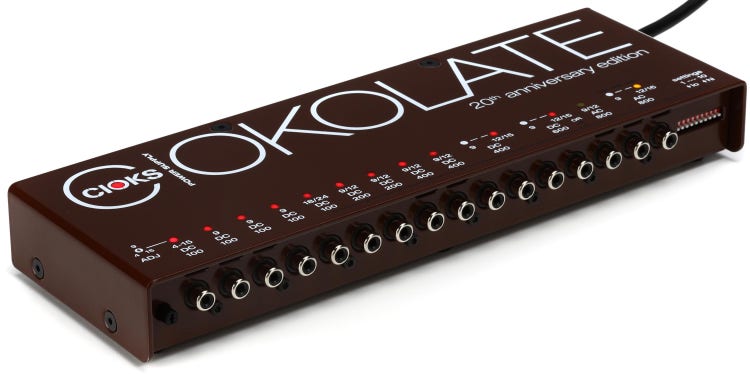 CIOKS CIOKOLATE 16-output 12 Isolated Section Guitar Pedal Power