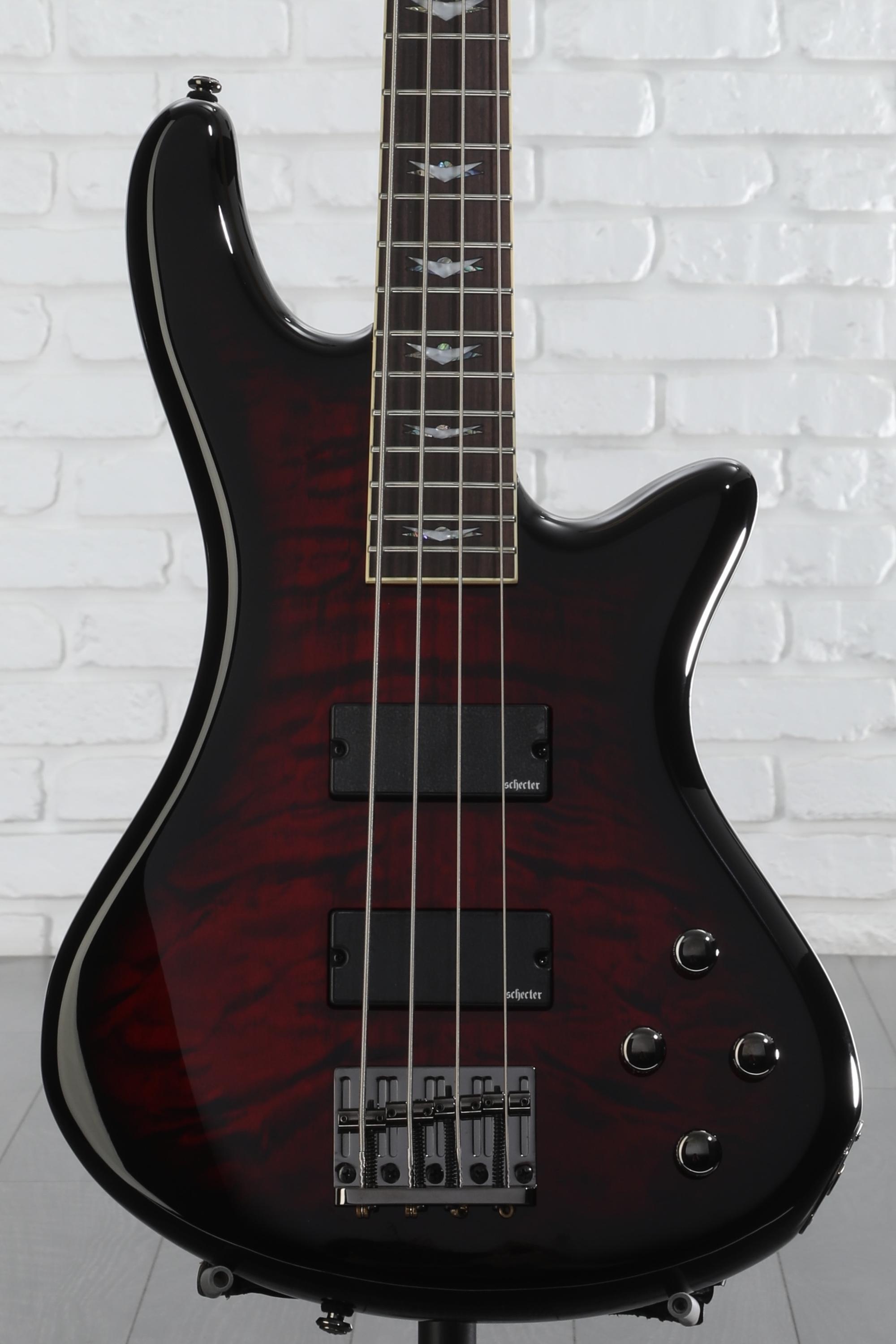 Amazon.com: Schecter Stiletto Extreme-4 Bass Guitar (4