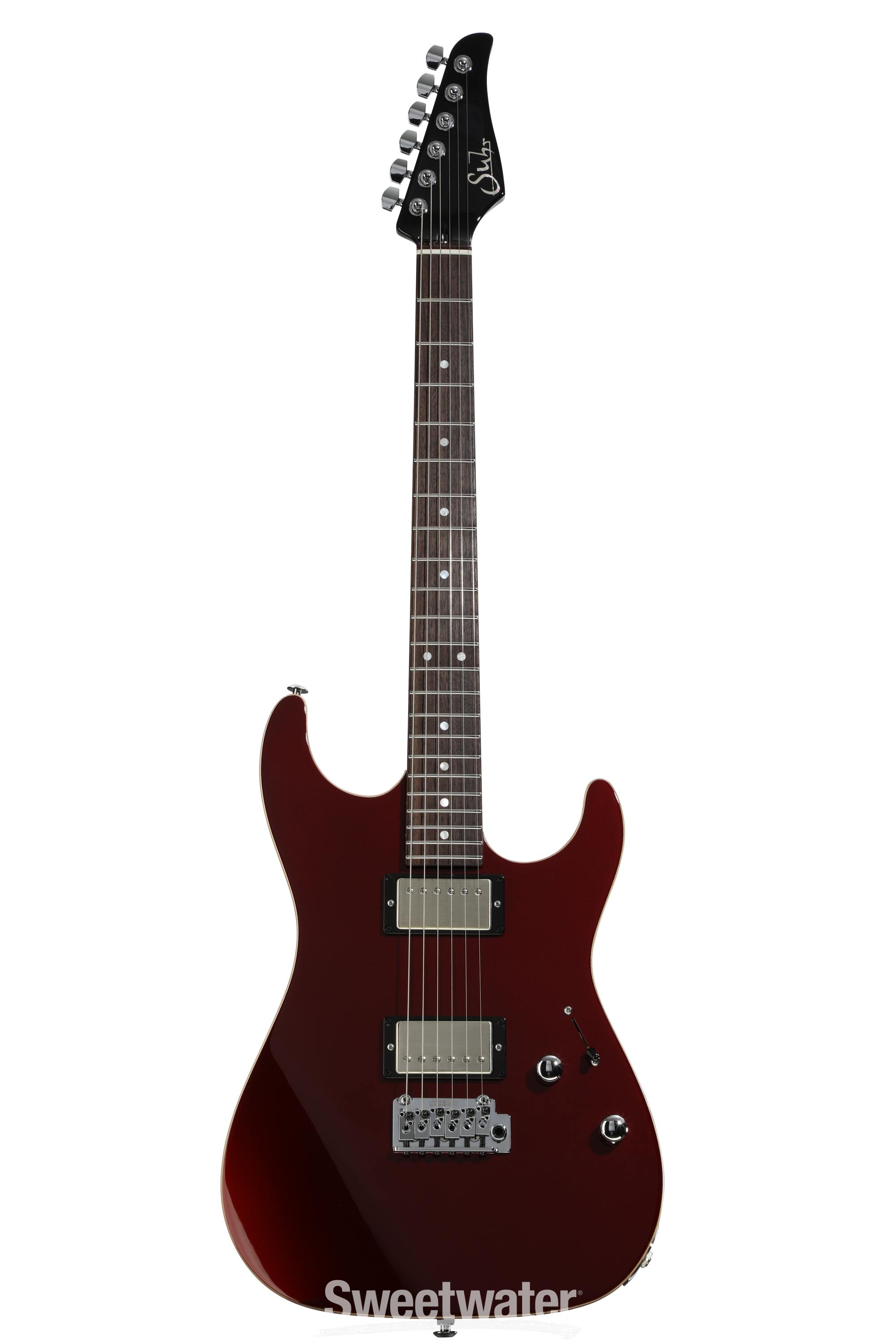 ギター Suhr Pete Thorn Signature Standard Suhr Pete Thorn Signature Standard HH Electric Guitar - Garnet Red