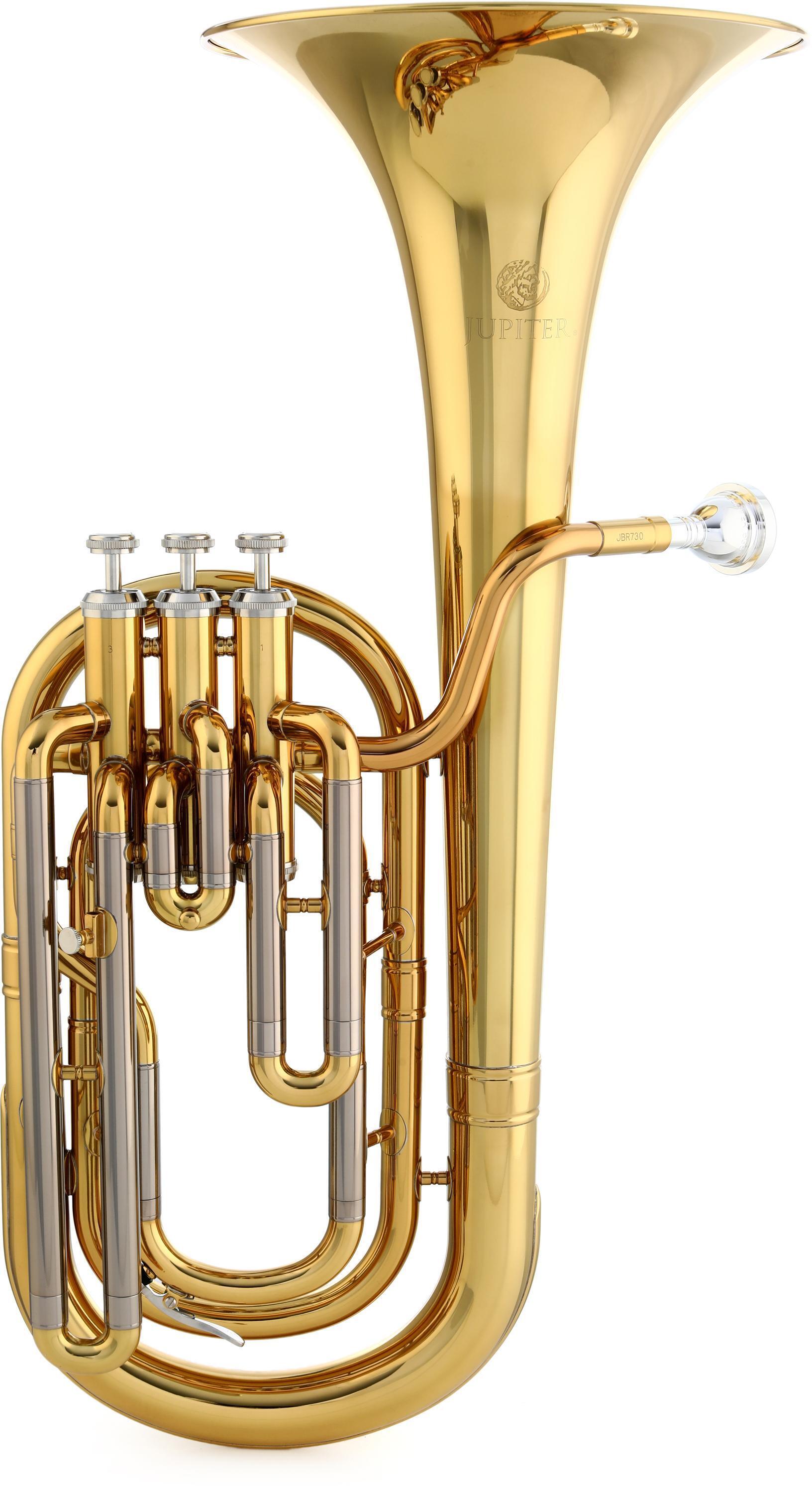 Jupiter JBR730 3/4-size Student Baritone Horn - Clear Lacquer