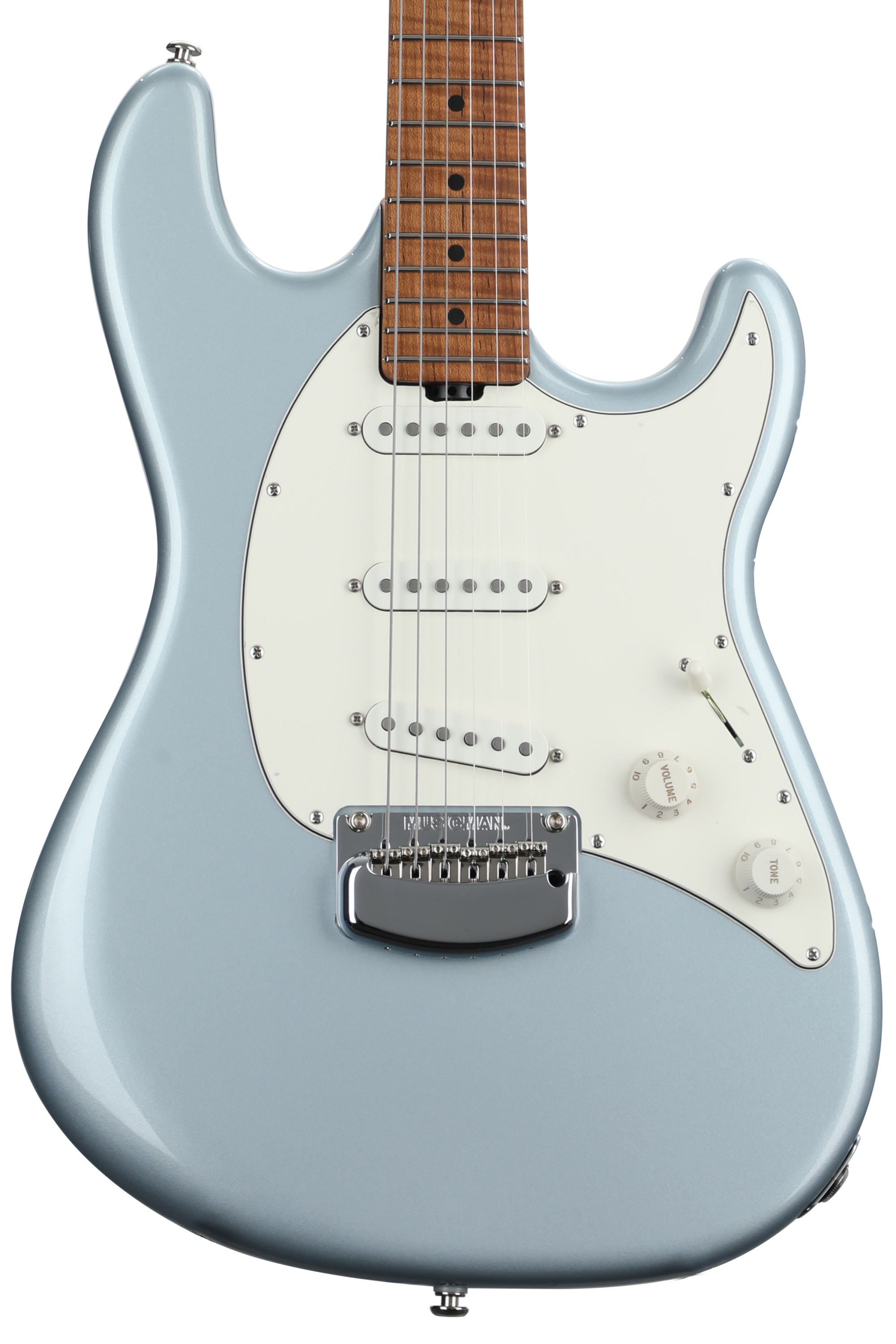 ギター Music Man Cutlass RS SSS Firemist Silver Ernie Ball Music Man Cutlass RS - Firemist Silver | Sweetwater