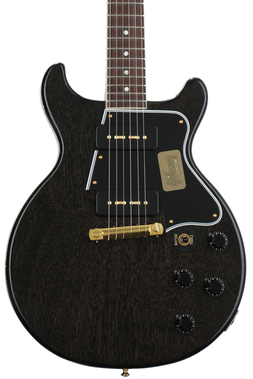 数量限定価格!! Cut Double Special Paul Les Custom Gibson - Black TV ギター