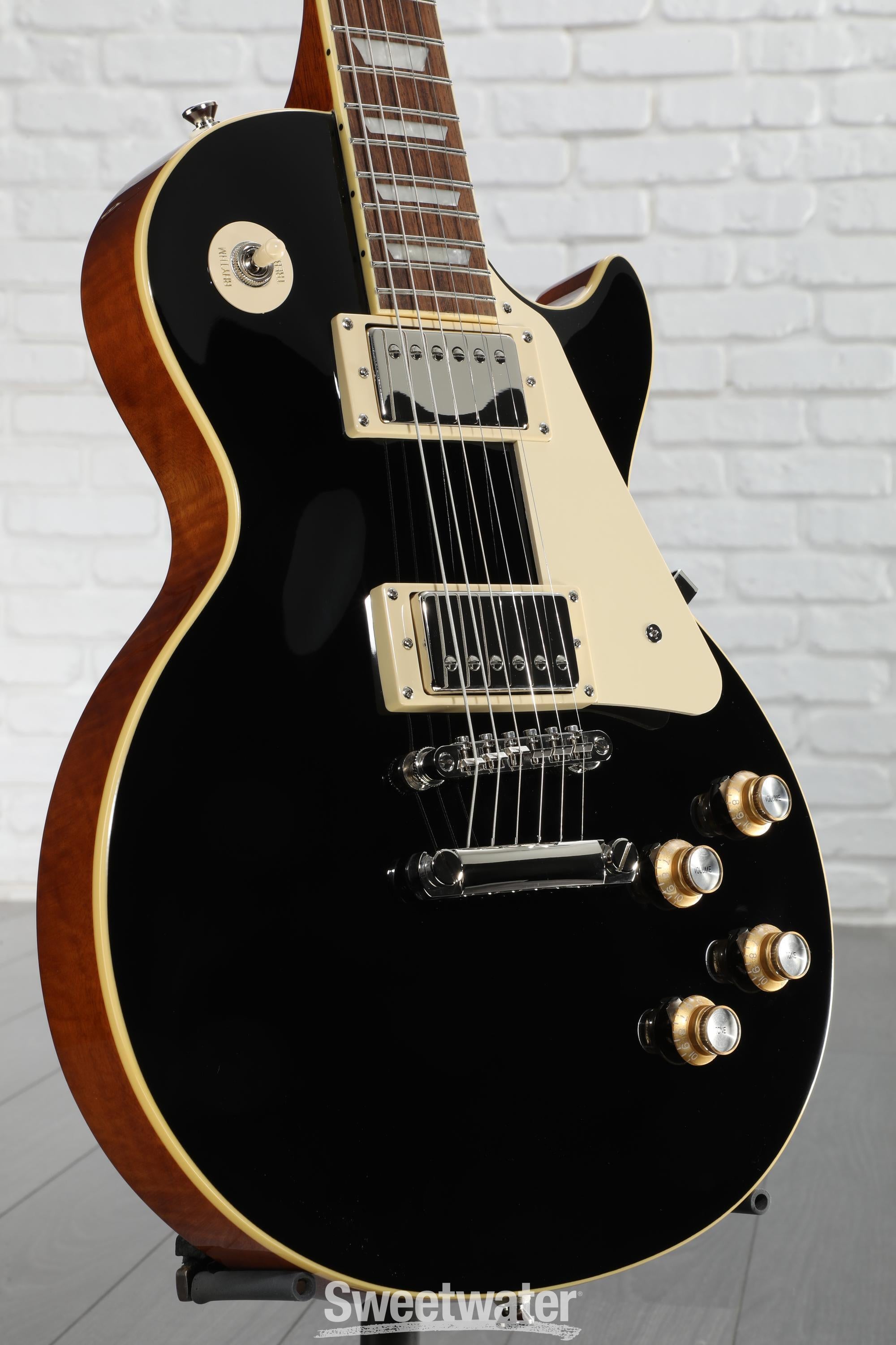 Epiphone Les Paul Standard '60s Electric Guitar - Ebony | Sweetwater