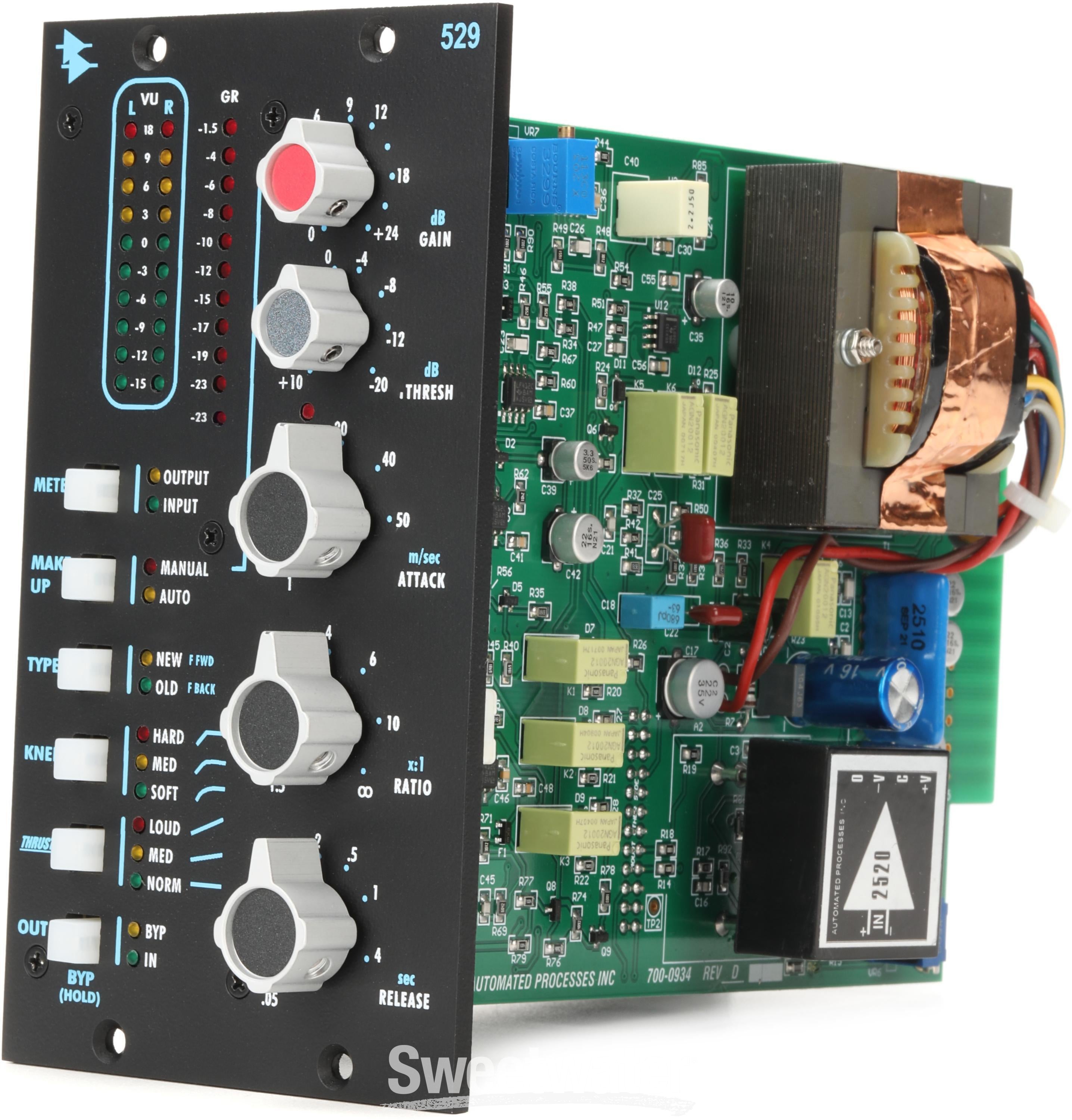 あひる API 529 500 Series Stereo Compressor | Sweetwater