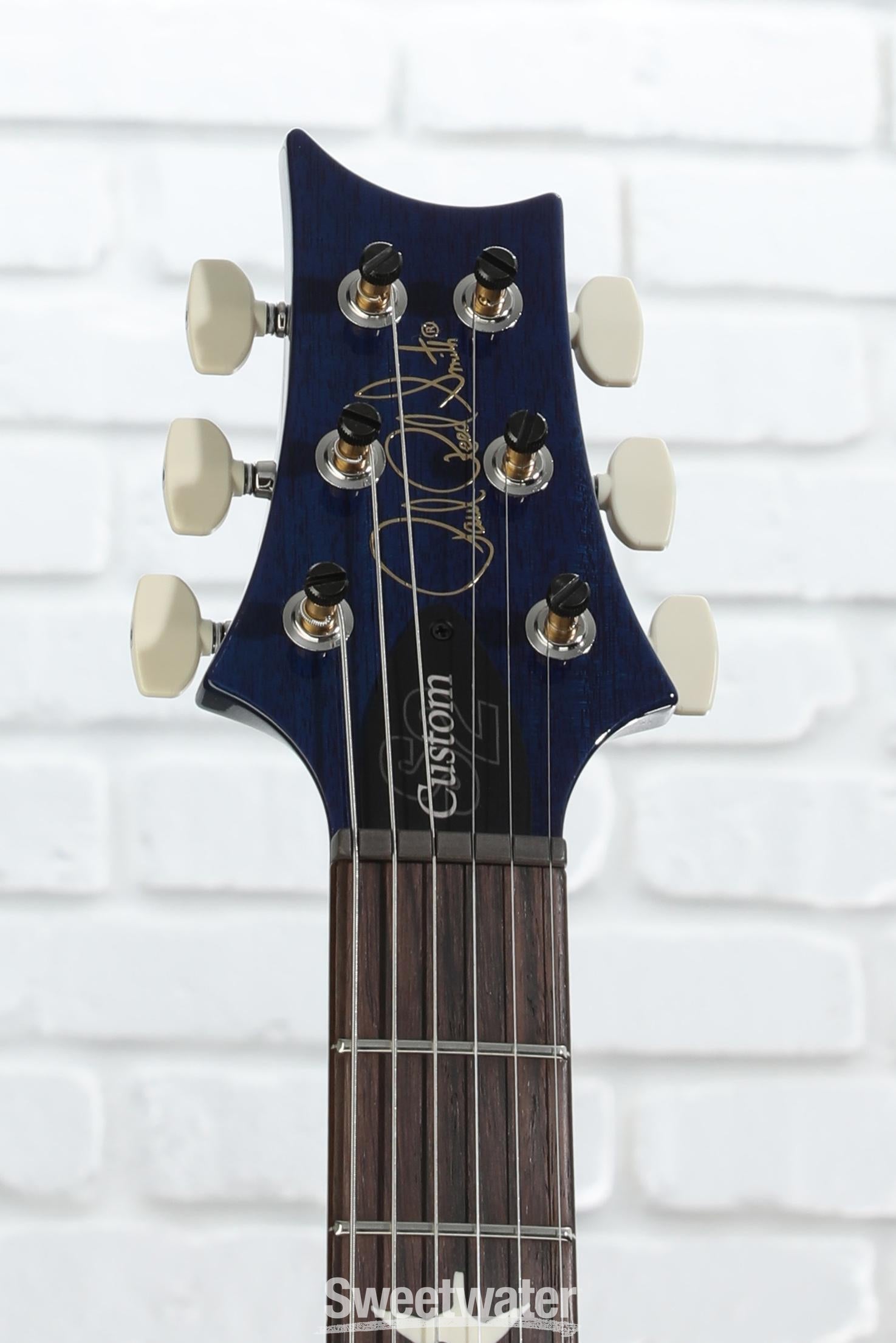 PRS S2 Custom 24-08 Electric Guitar - Faded Gray Black Blue PRS S2 Custom 24-08 Electric Guitar - Faded Gray Black Blue