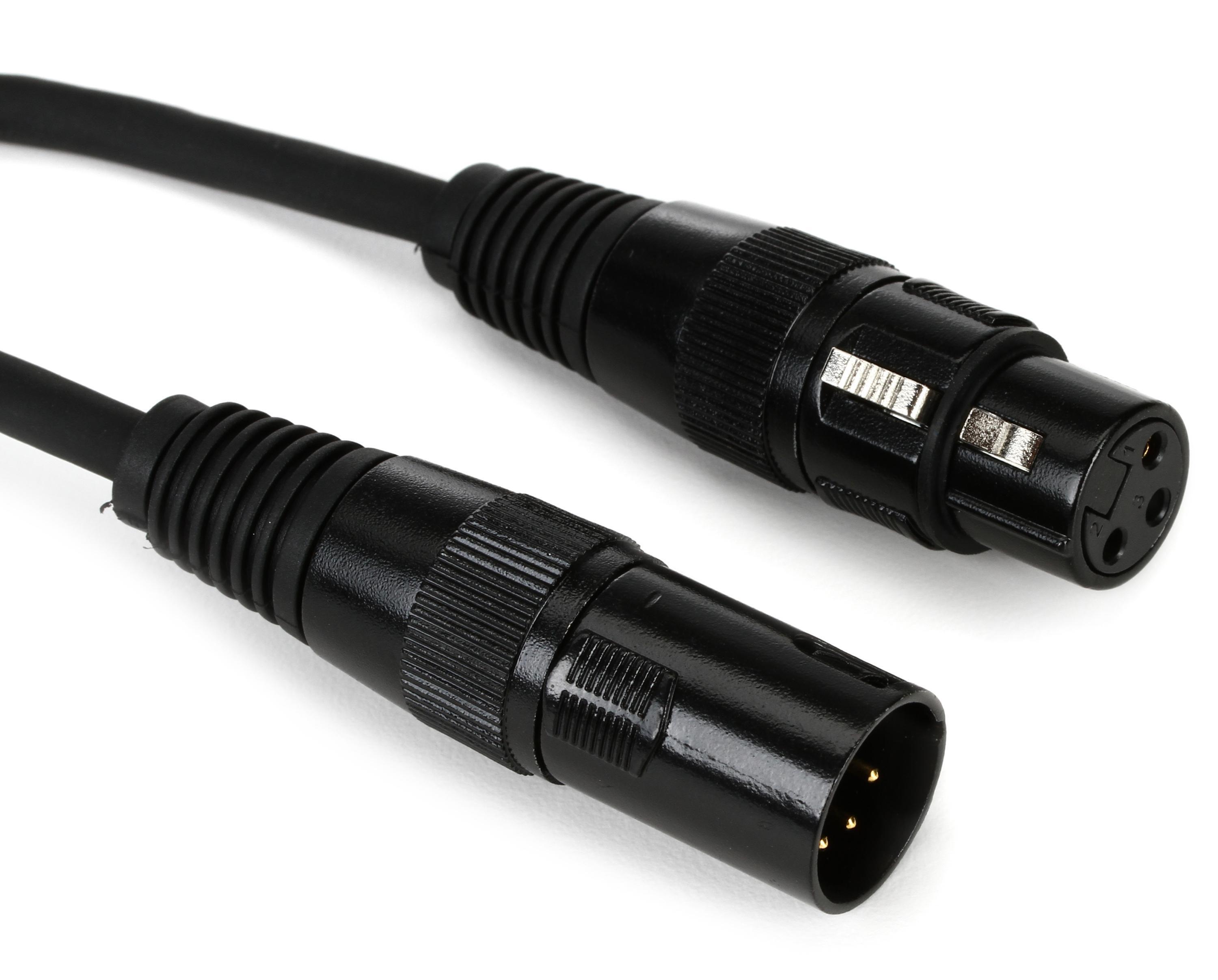 Accu-Cable 3-Pin XLR 5ft DMX Light Cable 4 Pack