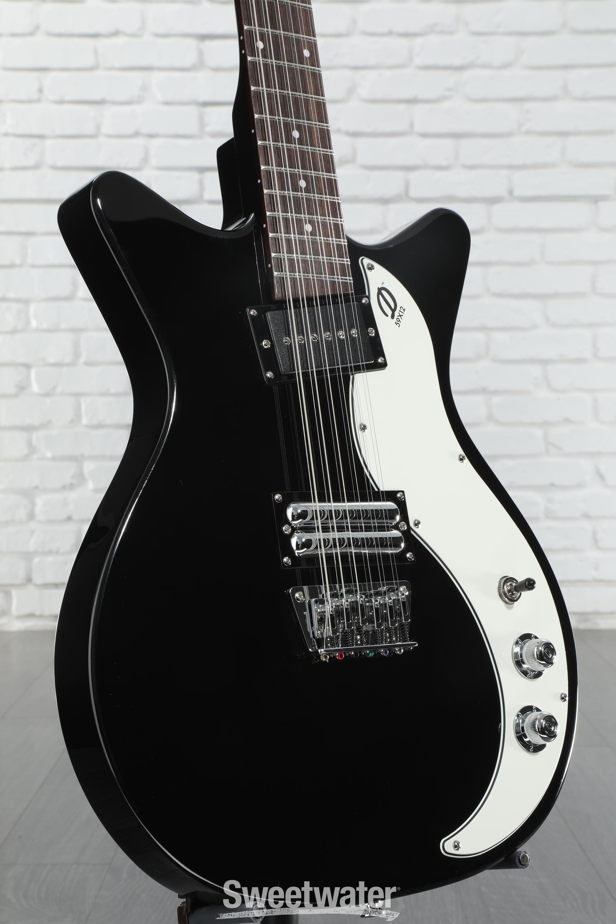 Danelectro 59X12 12-string Electric Guitar - Black | Sweetwater