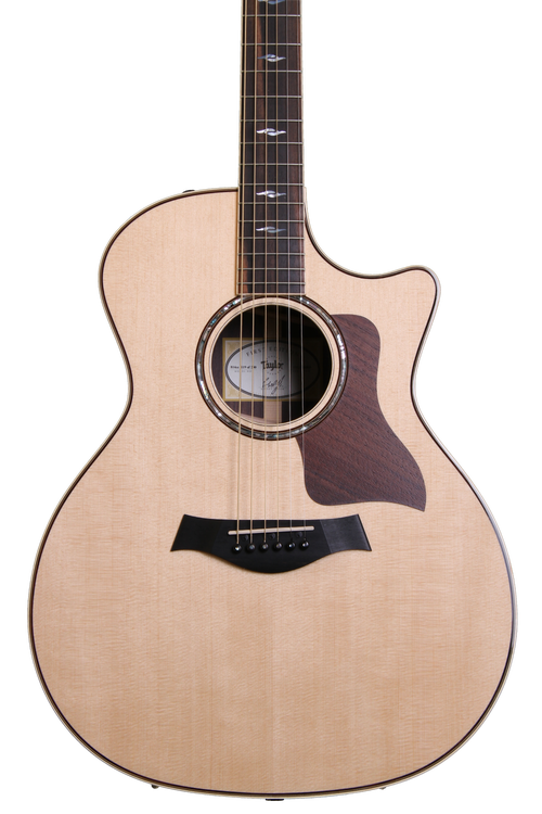 美品　Taylor テイラー　814ce v-class ES2 2021年製 Taylor 2014 1st Edition 814ce - Natural, Cutaway, with ES2