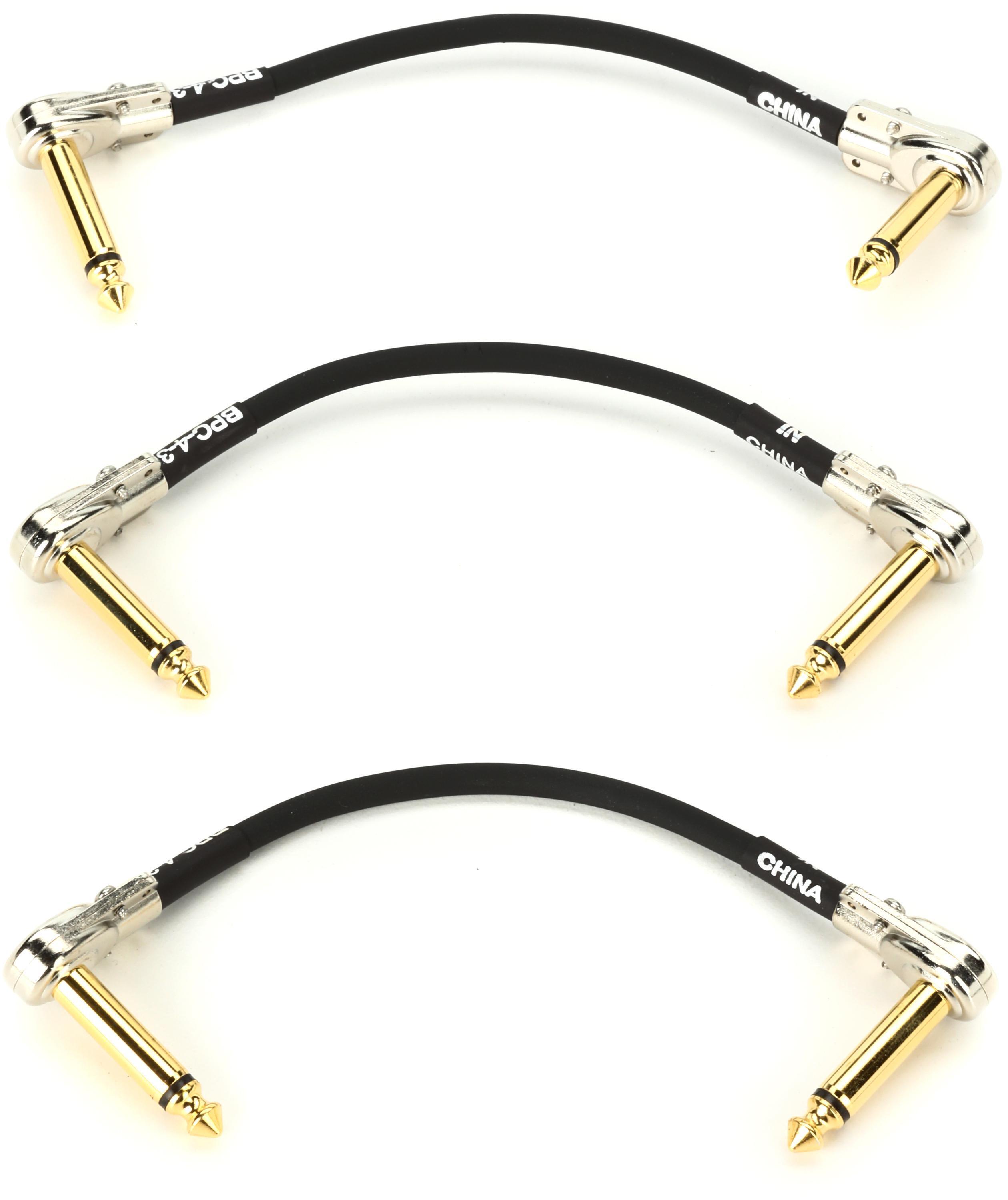 Photo of Boss BPC-4-3 Patch Cable - 4 inch (3-pack)