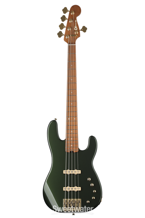 Charvel Pro-Mod San Dimas Bass JJ V - Lambo Green Metallic