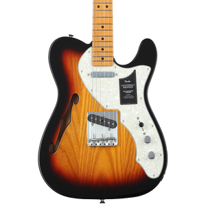 ギター Fender Telecaster Thinline Fender Modern Player Telecaster Thinline Deluxe - 3-Tone