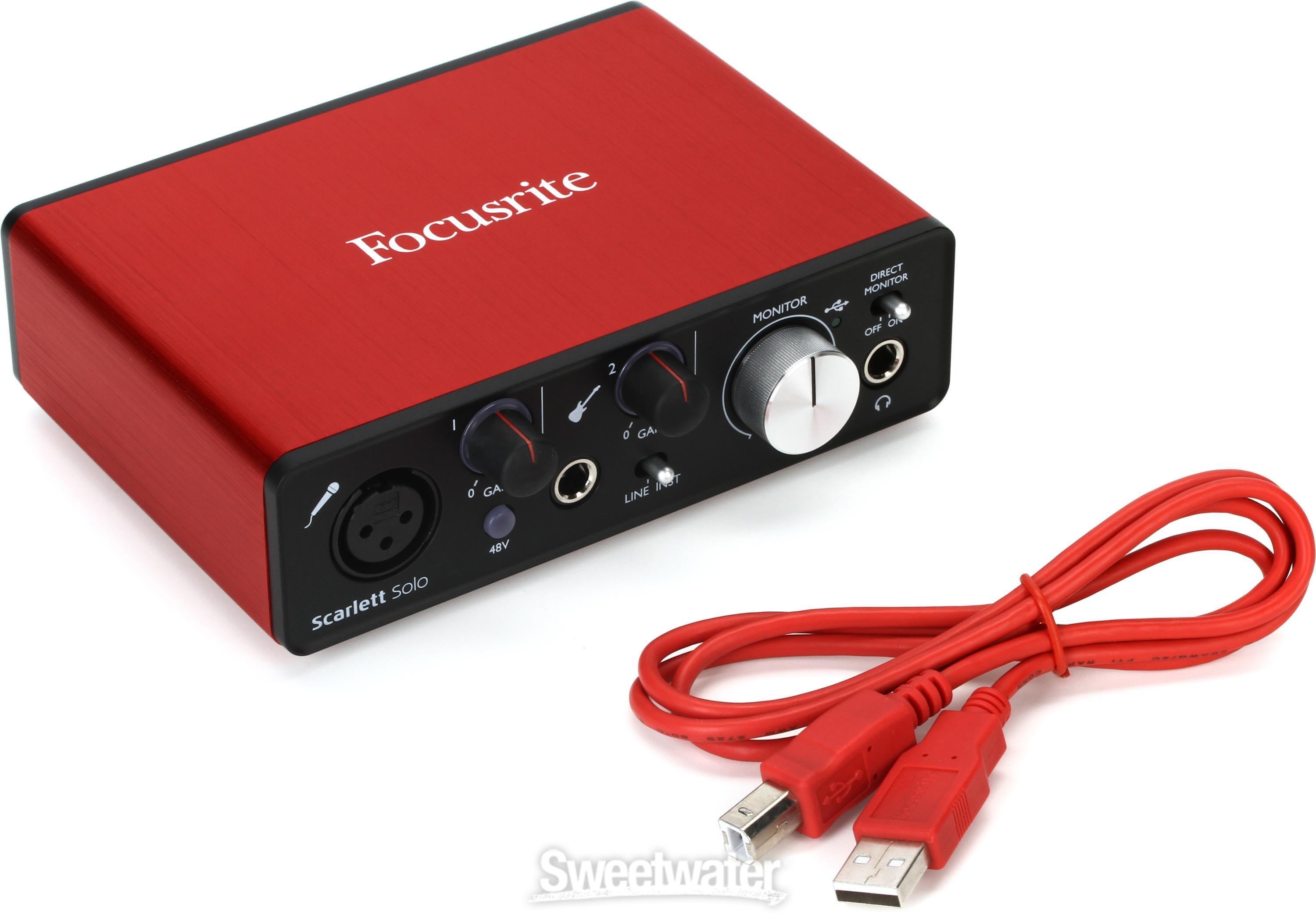 Focusrite Scarlett Solo USB Audio Interface Reviews | Sweetwater