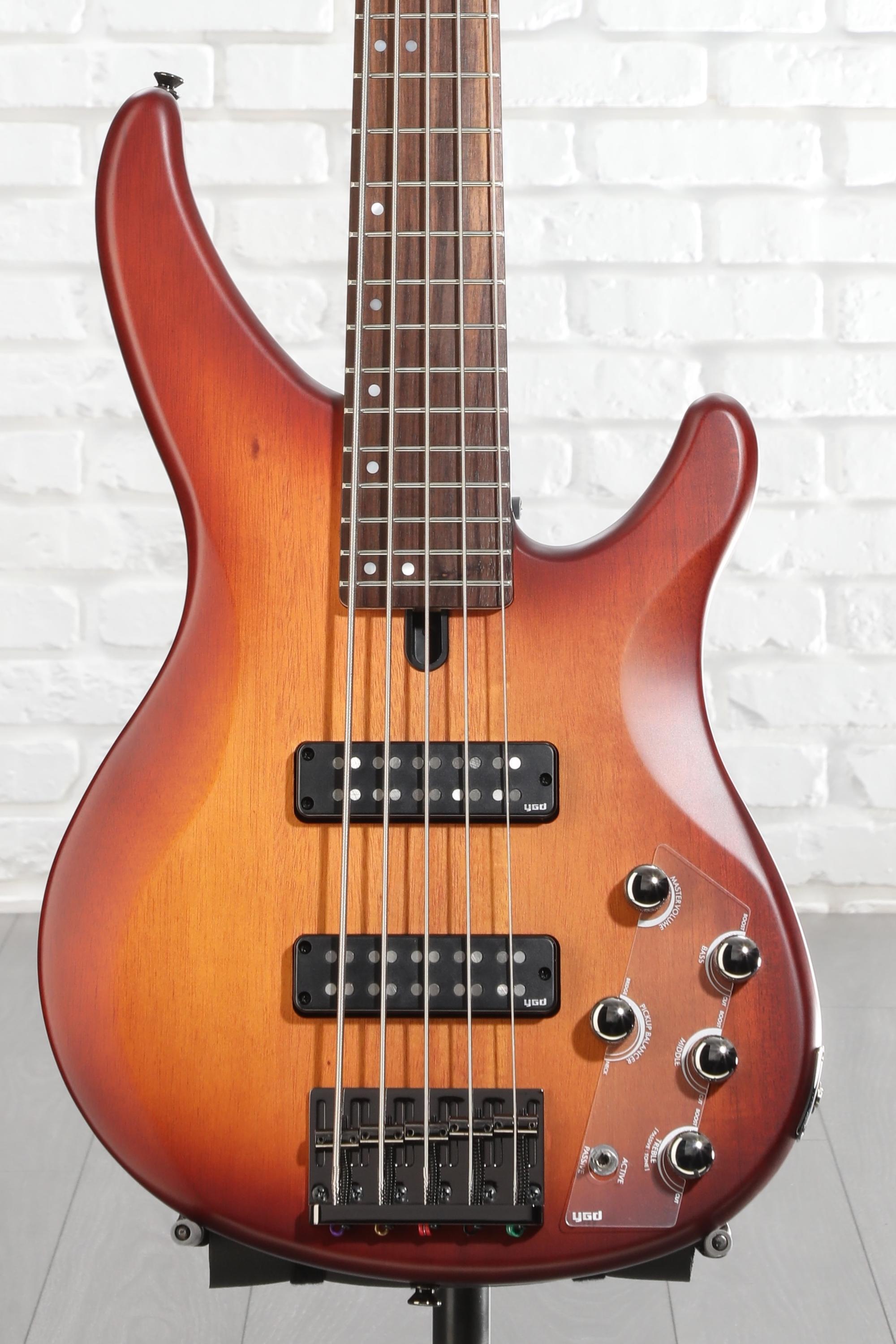 Yamaha TRBX505 5-string Bass Guitar - Brick Burst | Sweetwater