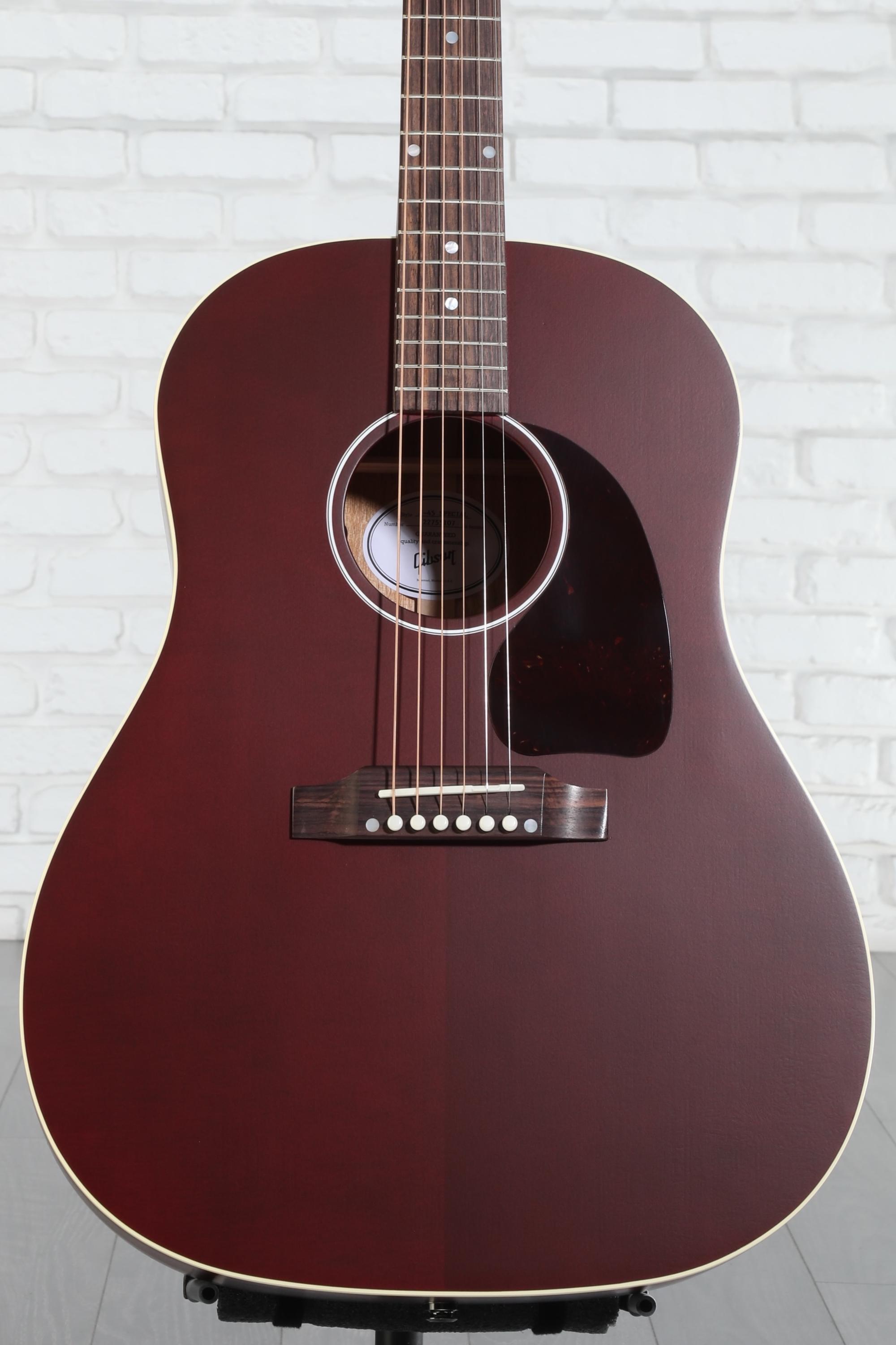 Gibson Acoustic J-45 Special Acoustic-electric Guitar - Wine Red