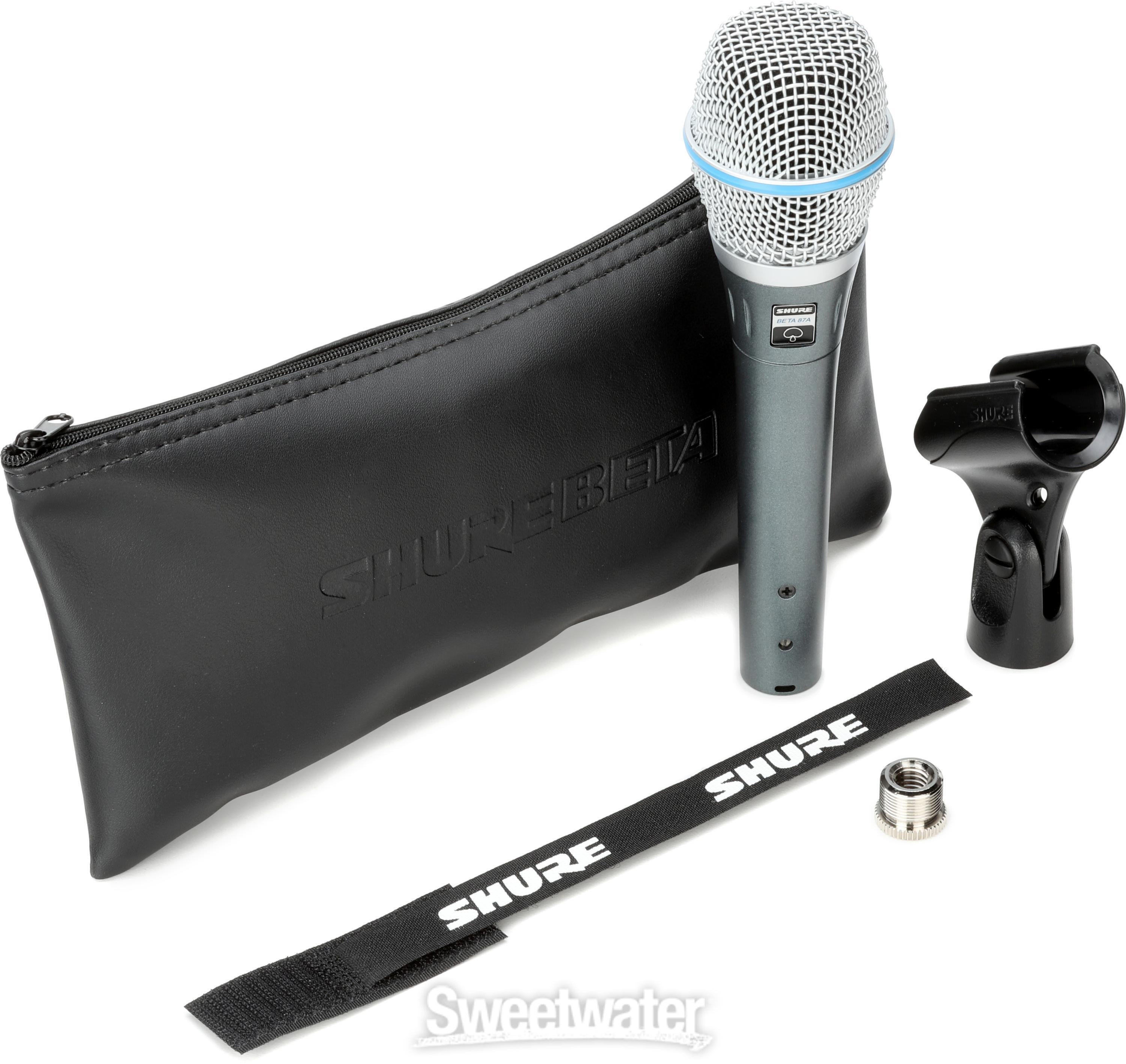 Shure Beta 87A Supercardioid Condenser Handheld Microphone