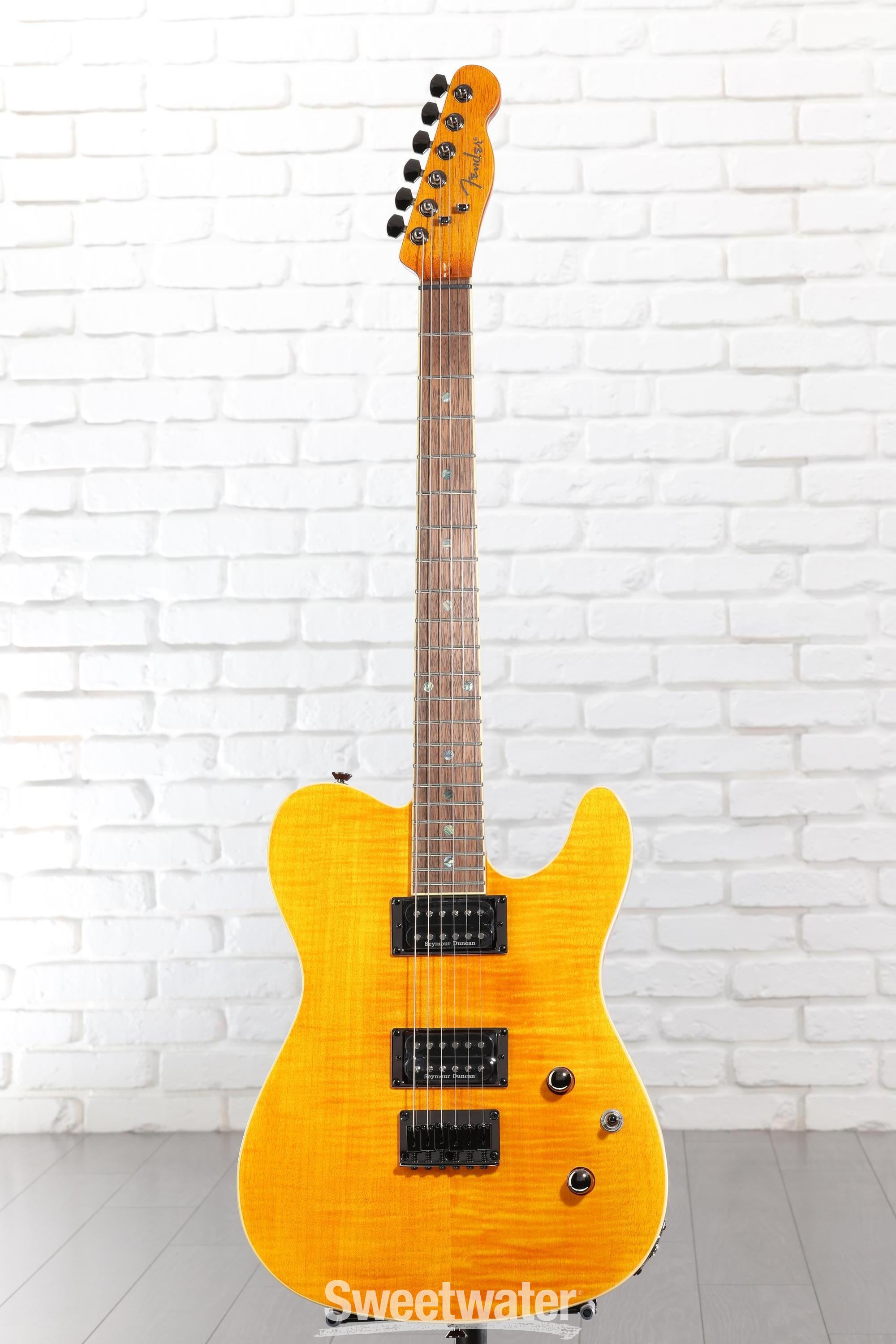 Fender Special Edition Custom Telecaster FMT HH - Amber | Sweetwater