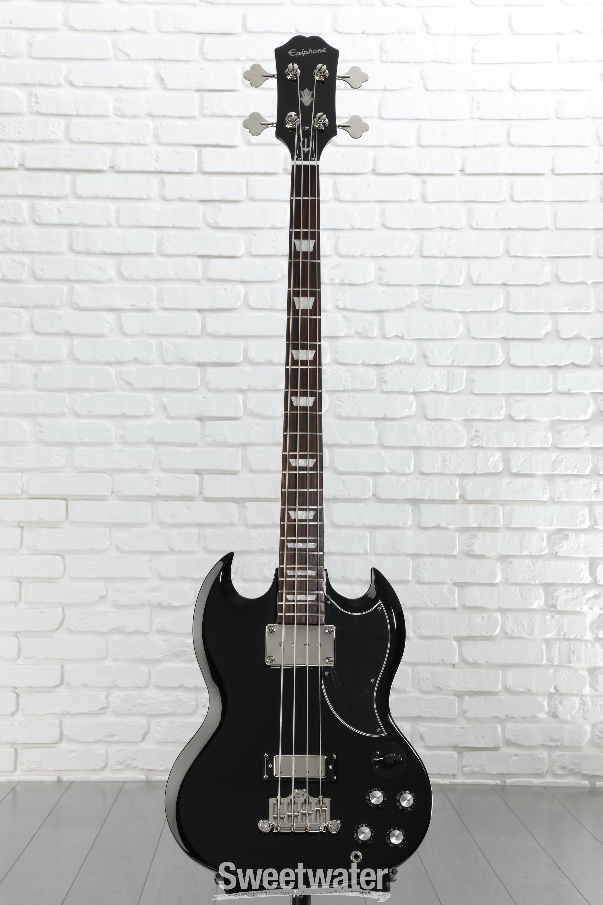 Epiphone EB-3 Bass Guitar - Ebony | Sweetwater