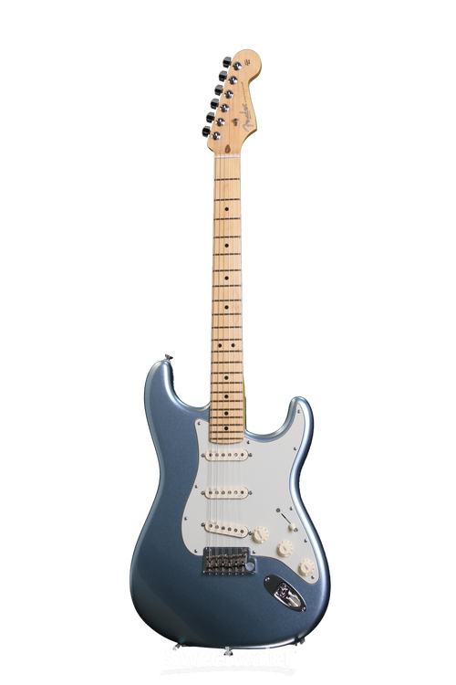 Fender American Deluxe Strat Plus with Personality Cards - Mystic Ice Blue