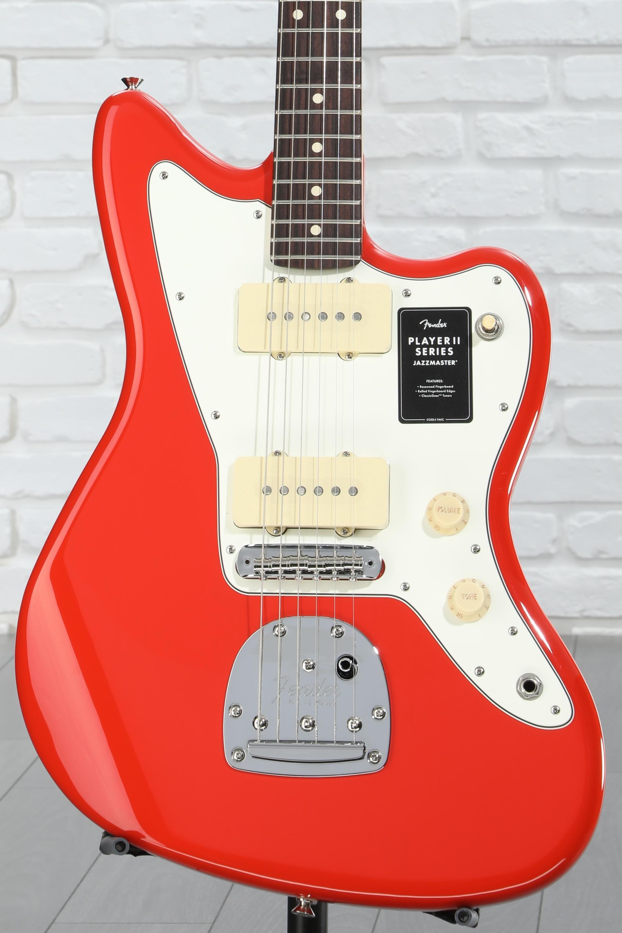 Fender Player II Jazzmaster Electric Guitar - Coral Red