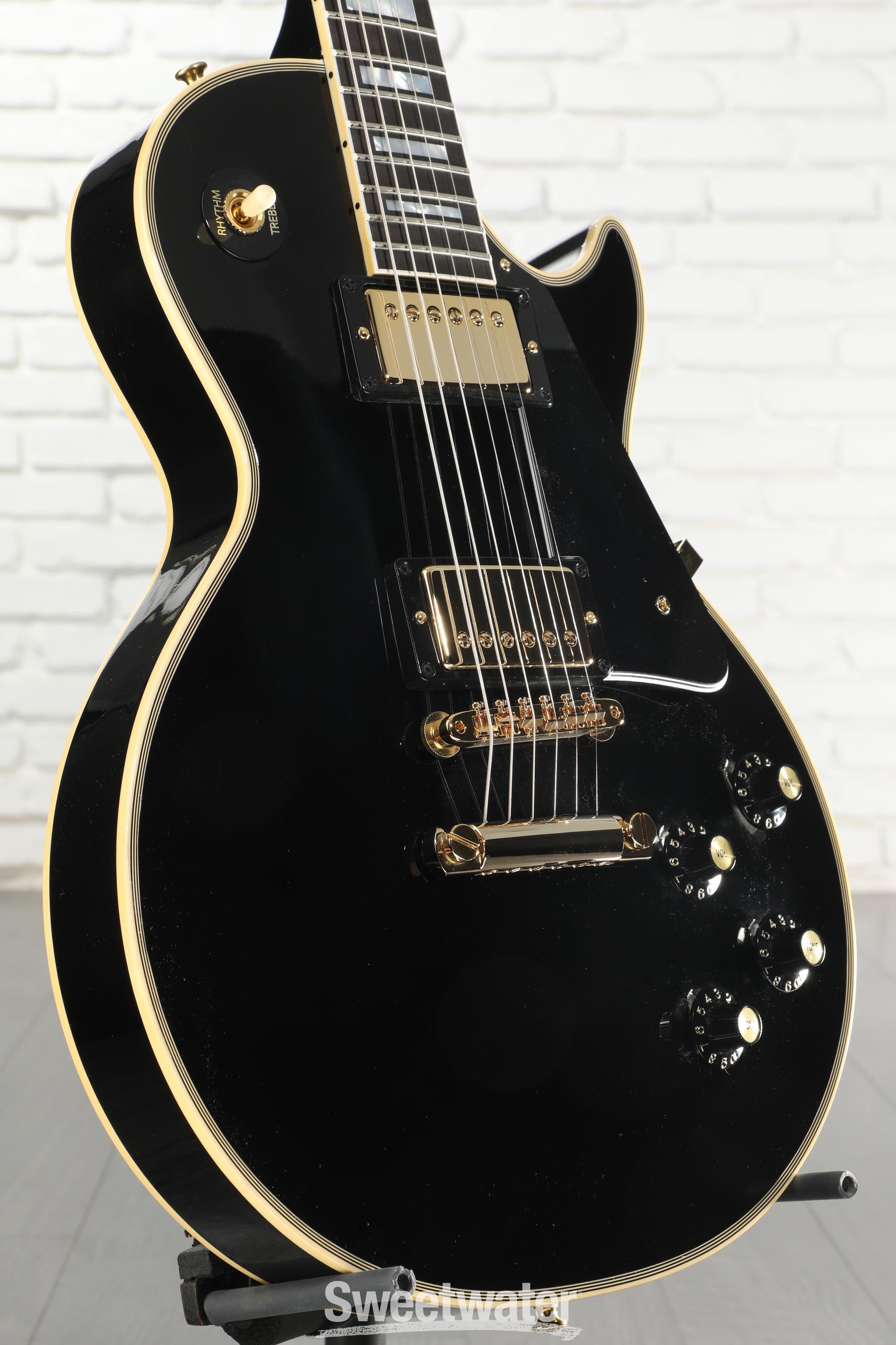 Gibson Custom 1968 Les Paul Custom Reissue Electric Guitar - Ebony
