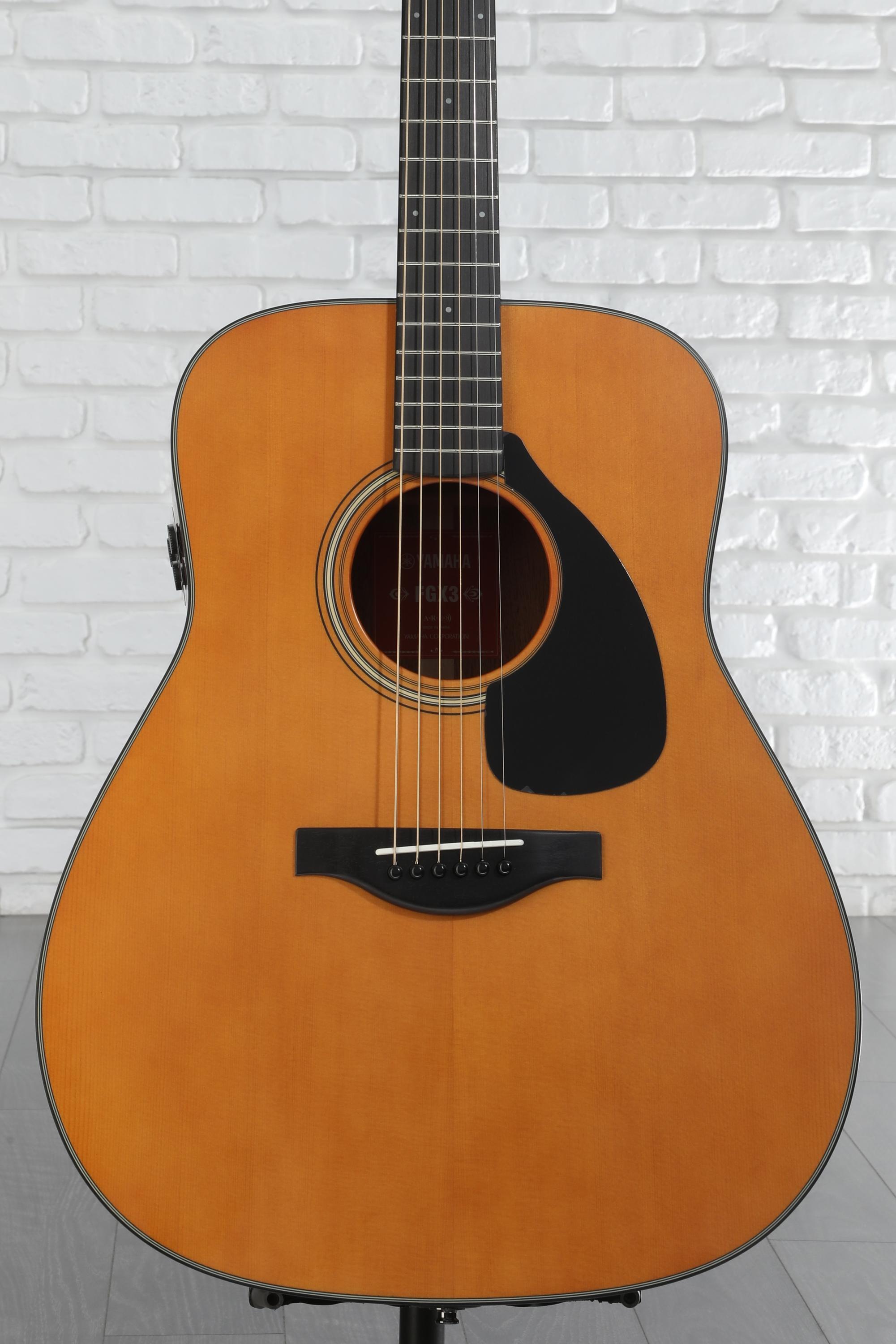 ギター YAMAHA FGX3 Yamaha Red Label FGX3 Acoustic Guitar - Natural | Sweetwater