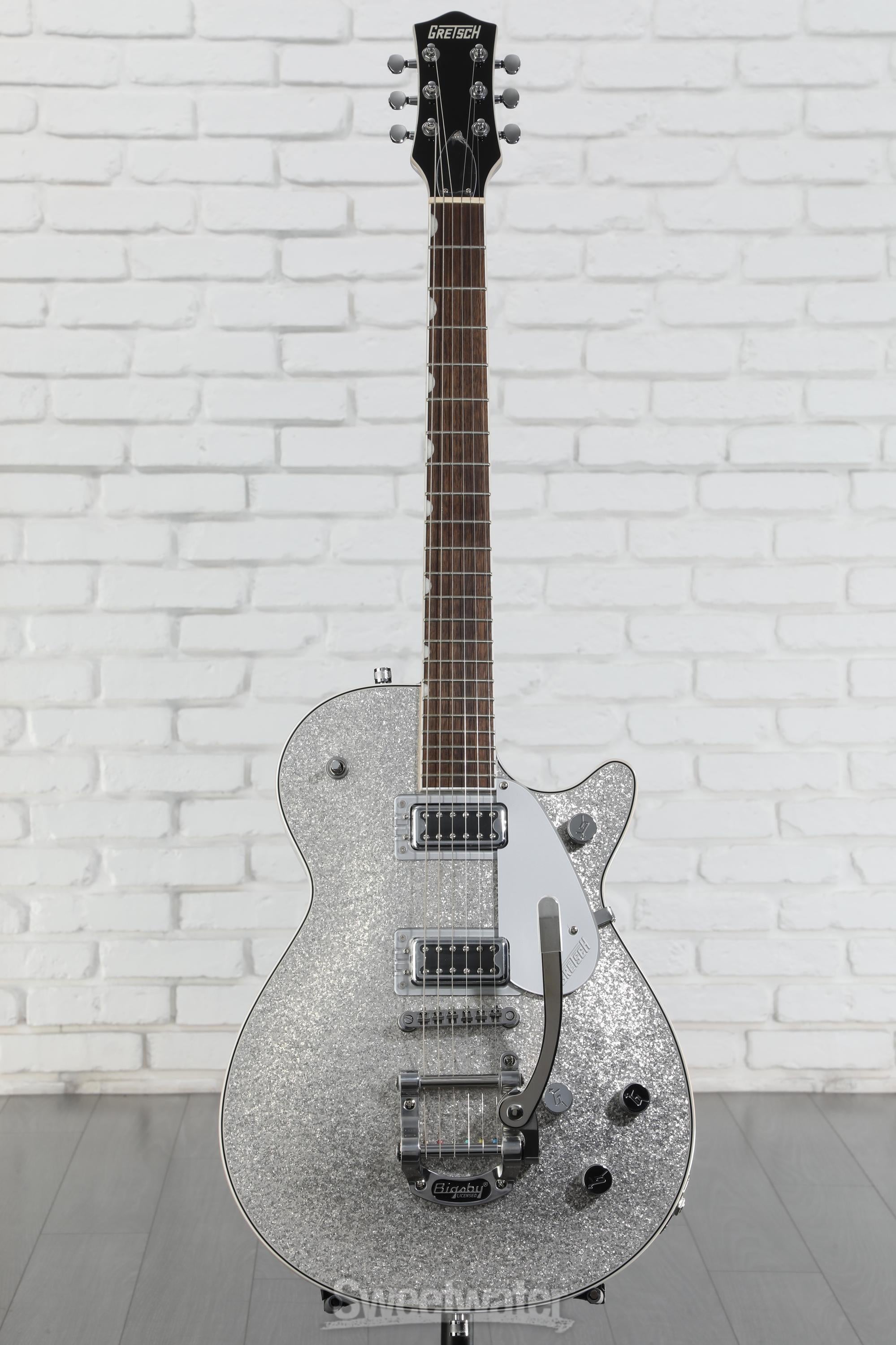 ギター Gretsch G5236T Pro Jet Silver Sparkle 買取実績】GRETSCH G5236T Pro Jet w/Bigsby (Silver Sparkle