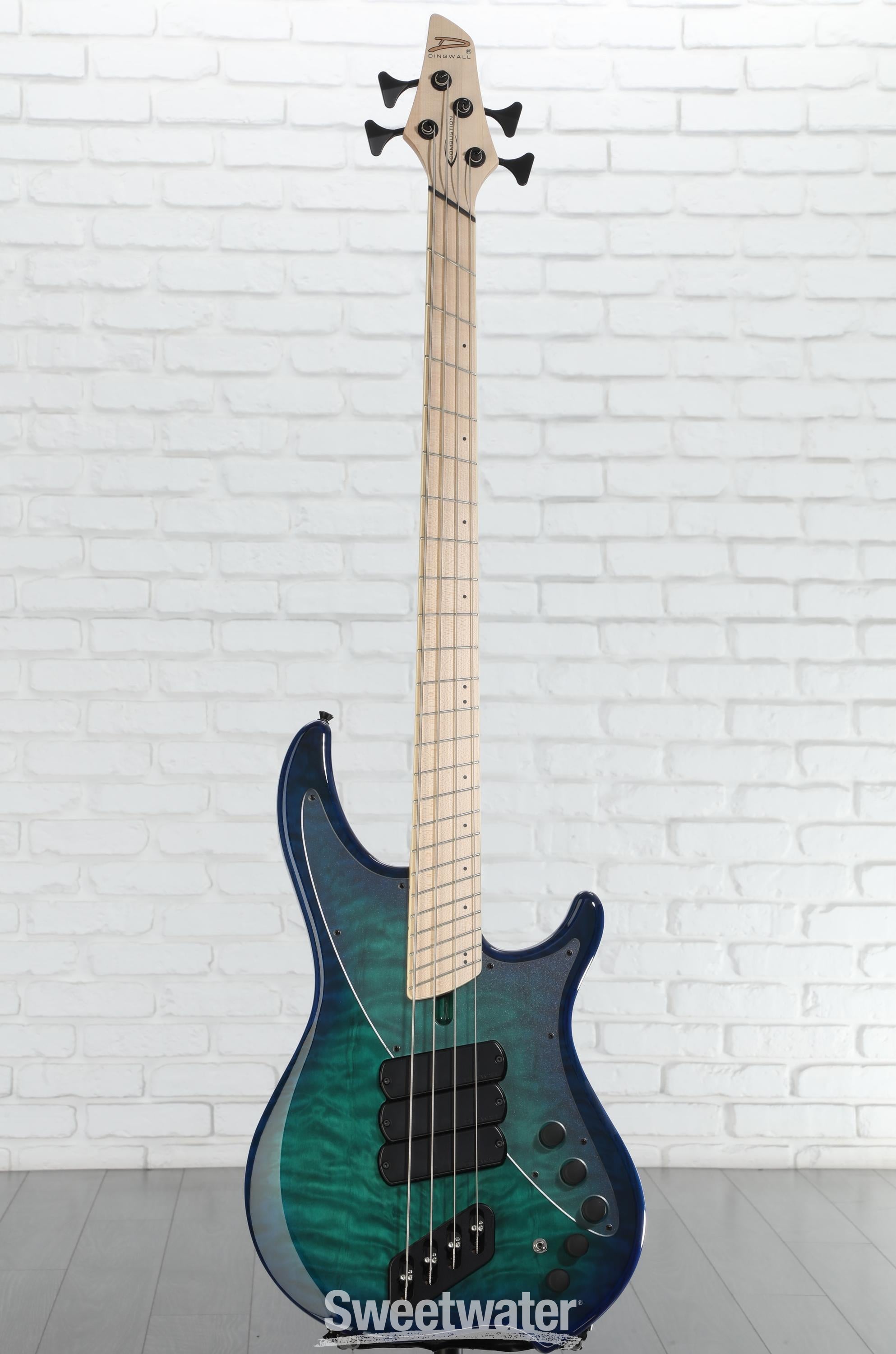 Dingwall Guitars Combustion Nashville Edition Electric Bass Guitar - Whalepoolburst