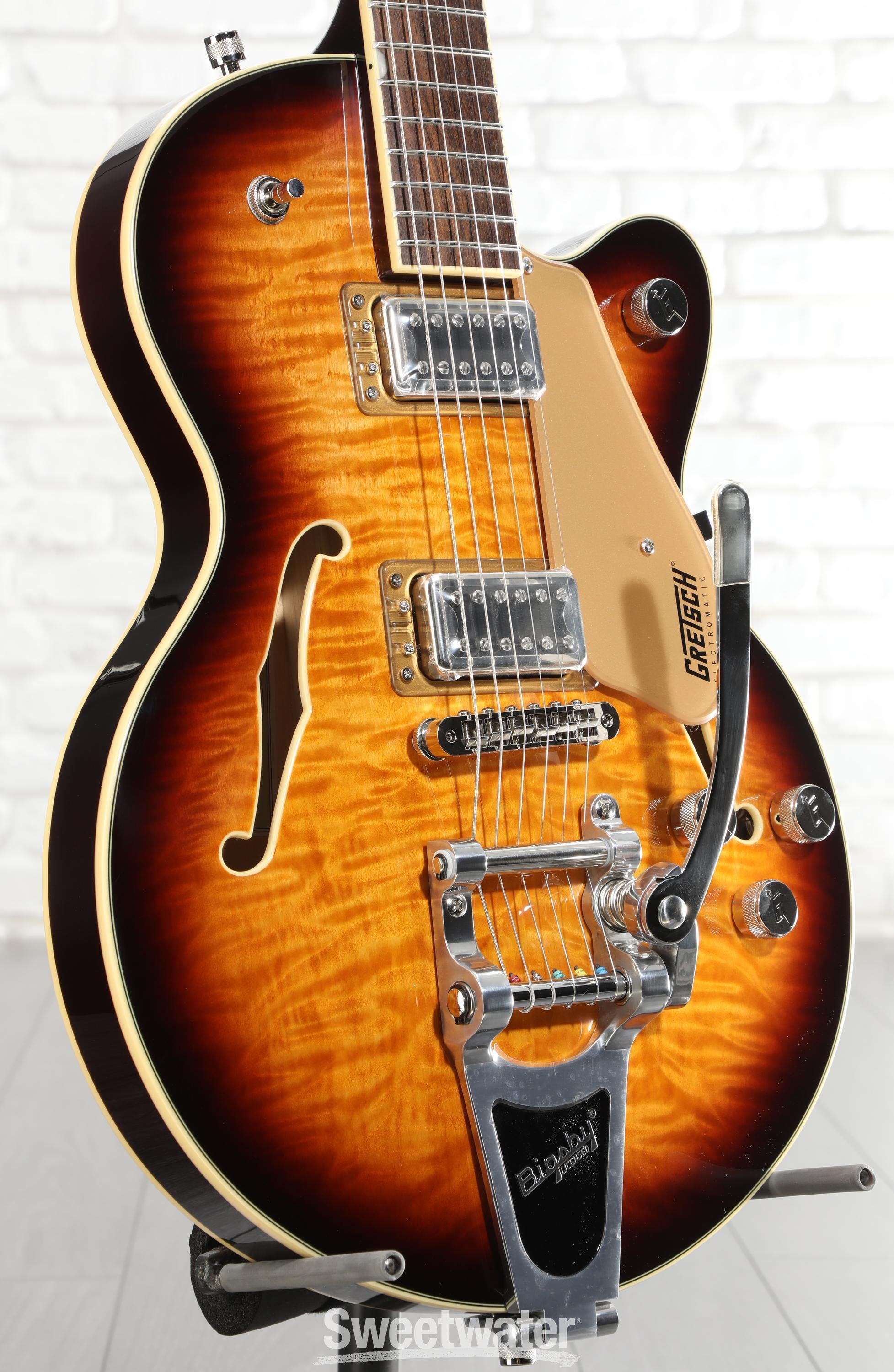 Gretsch G5655T-QM Electromatic Center Block Jr. Quilt Semi