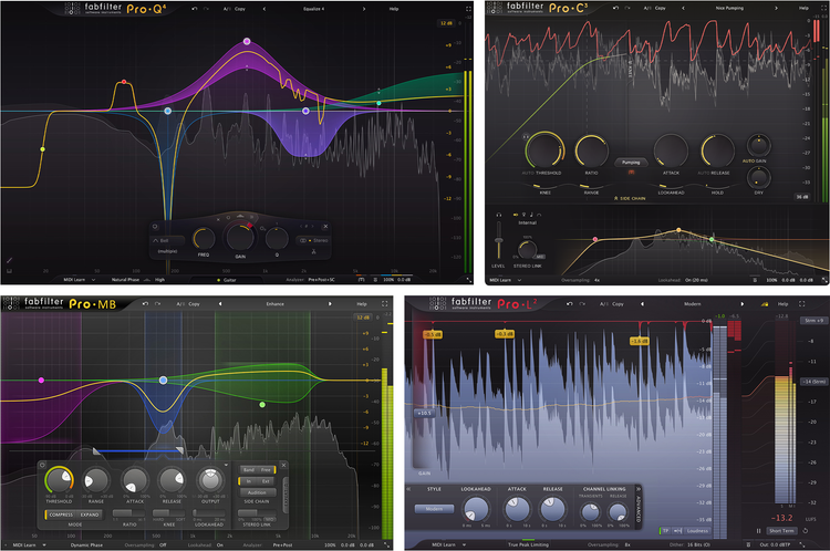 FabFilter Mastering Bundle Plug-in Collection | Sweetwater