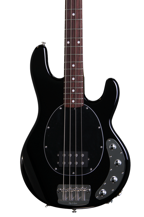 Ernie Ball Music Man Stingray 4 H Black, Rosewood Neck | Sweetwater