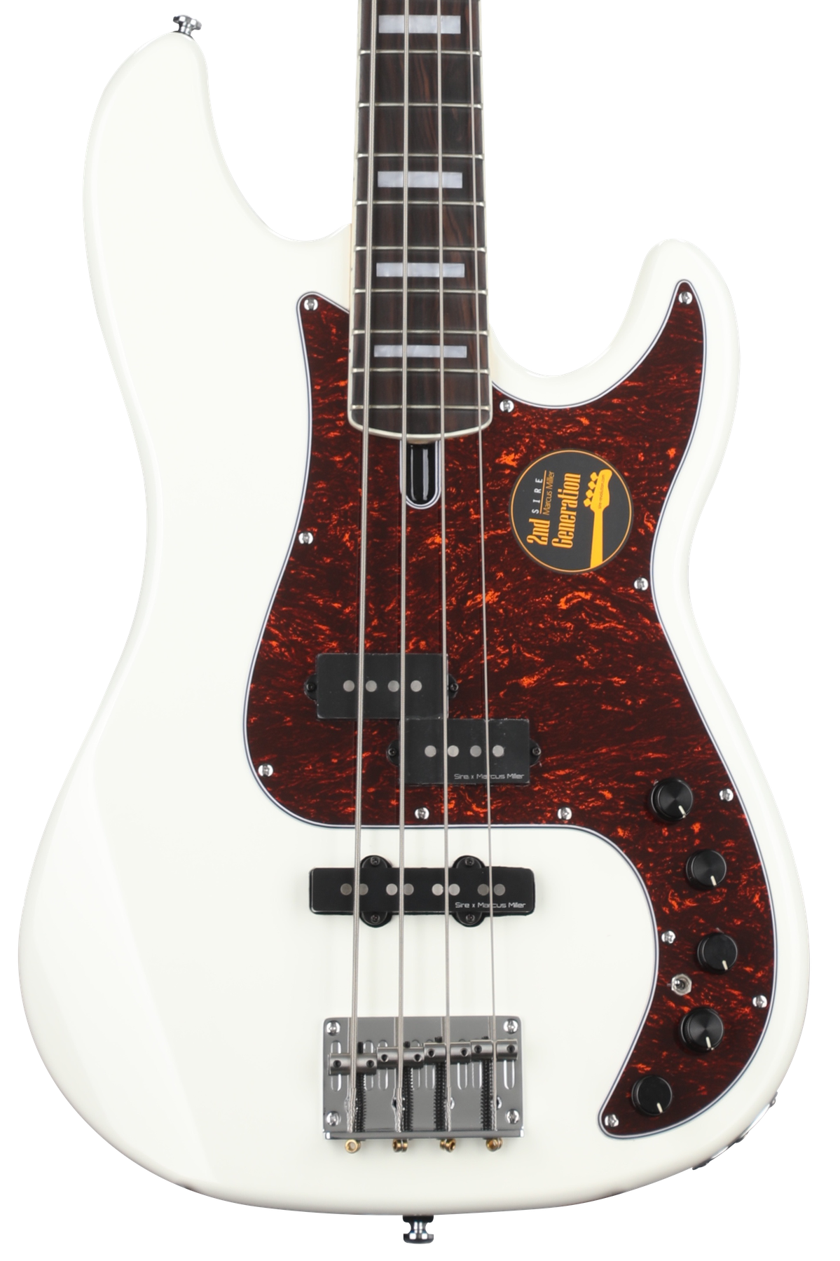 Sire Marcus Miller P7 Alder 4 String Bass Guitar Antique White Sweetwater 0994