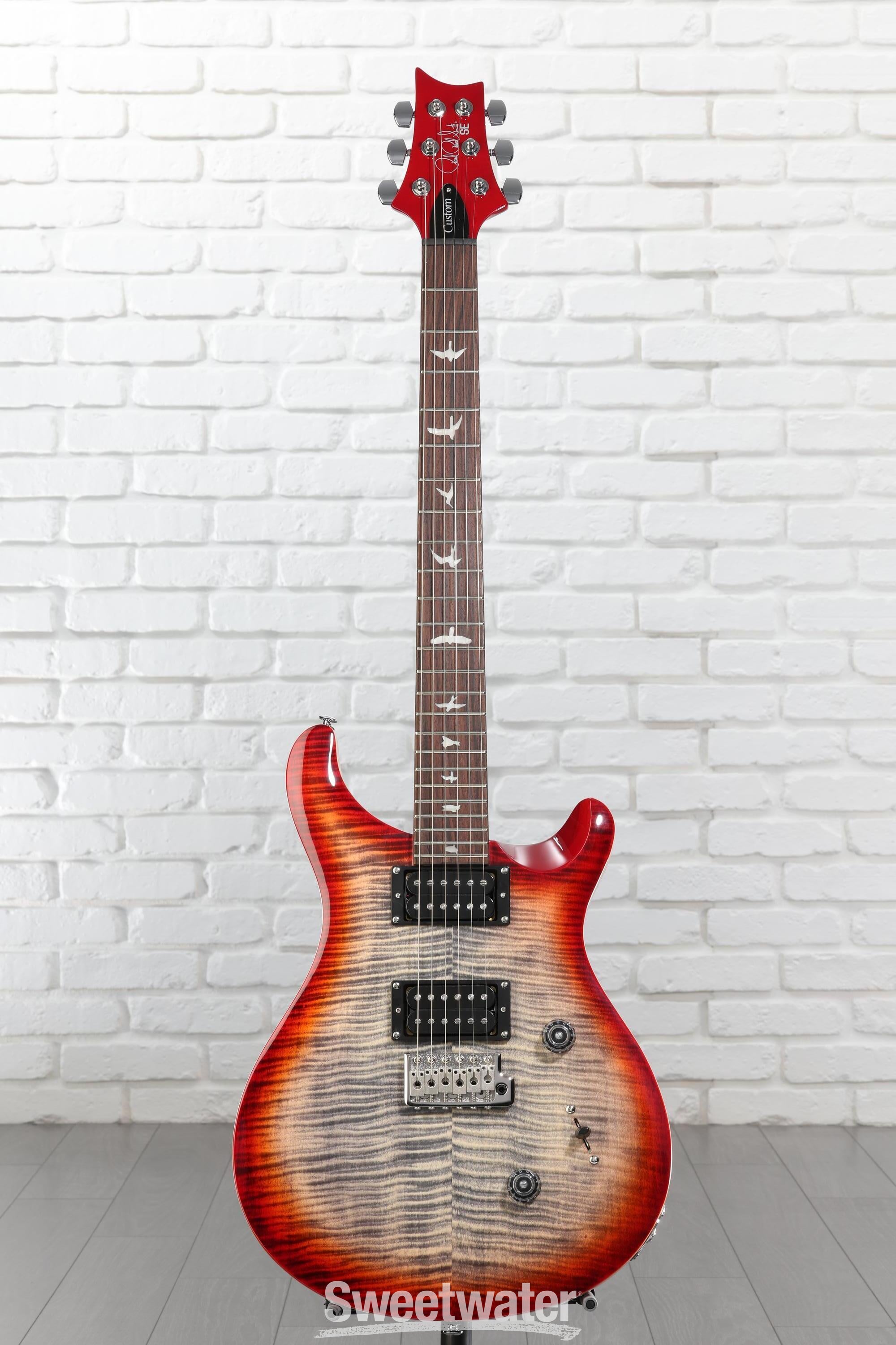 ギター PRS SE custom24 PRS SE Custom 24 Electric Guitar - Charcoal Cherry Burst | Sweetwater