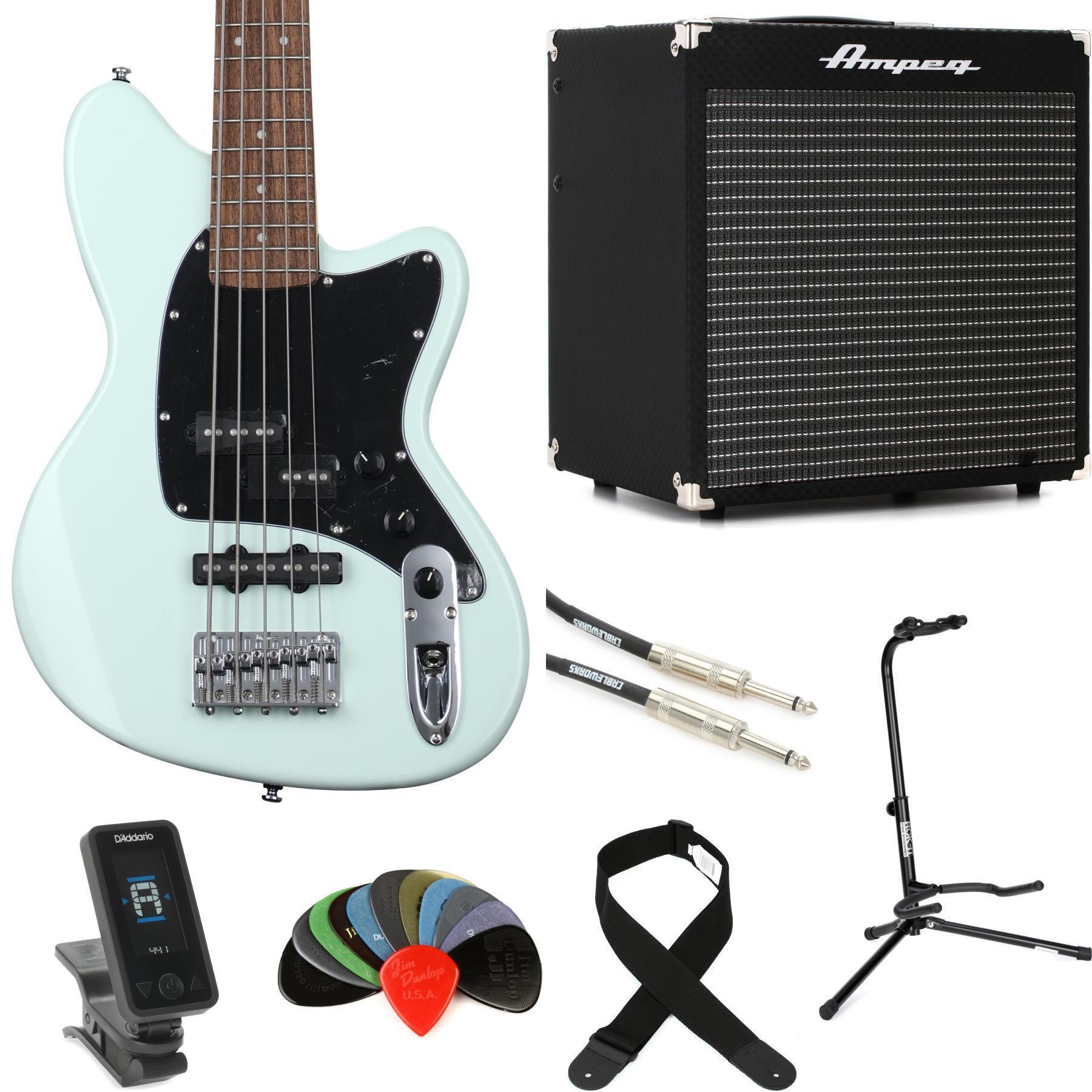 Ibanez Talman TMB35 Bass Guitar - Mint Green | Sweetwater