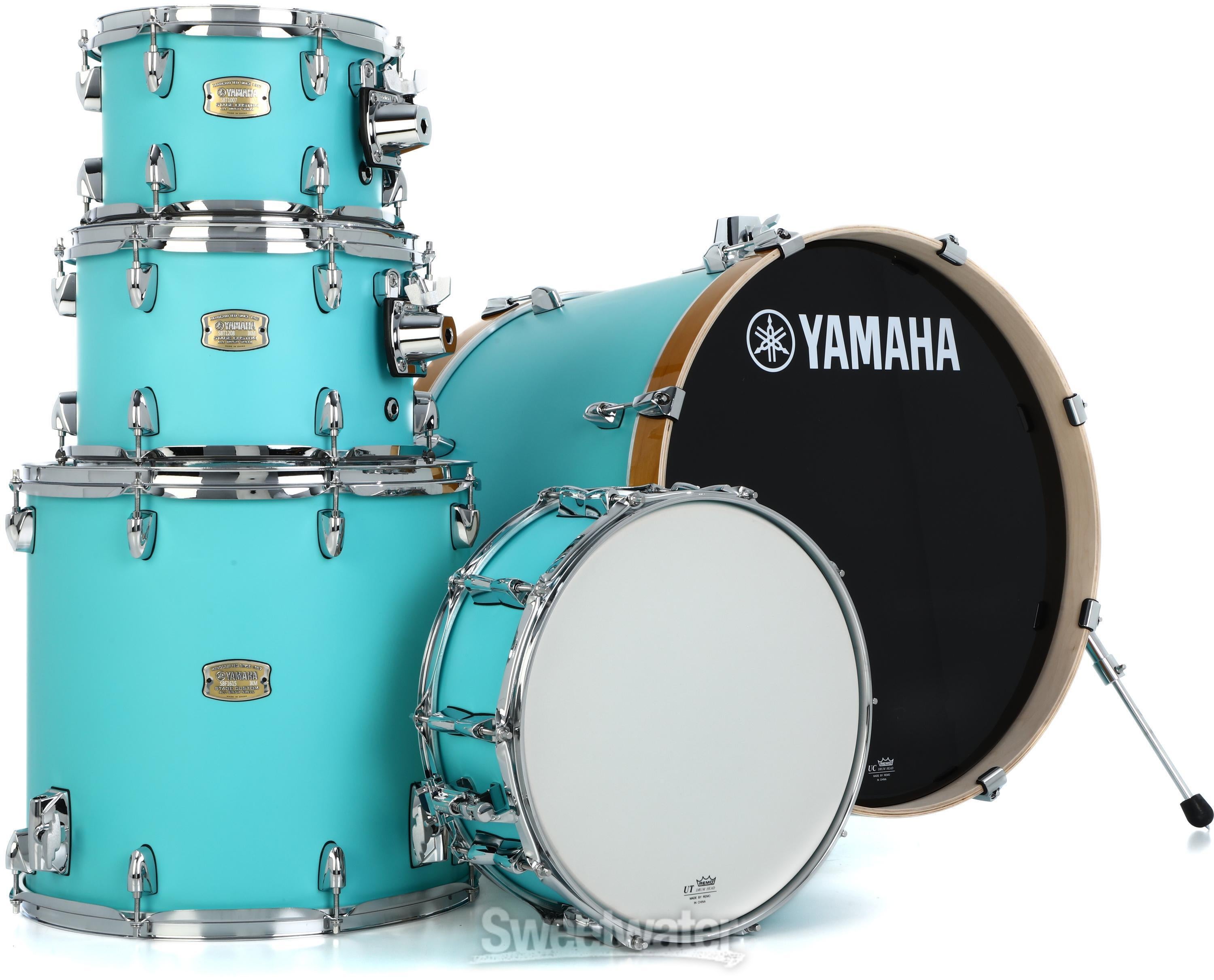 Yamaha SBP2F50 Stage Custom Birch 5-piece Shell Pack - Matte Surf