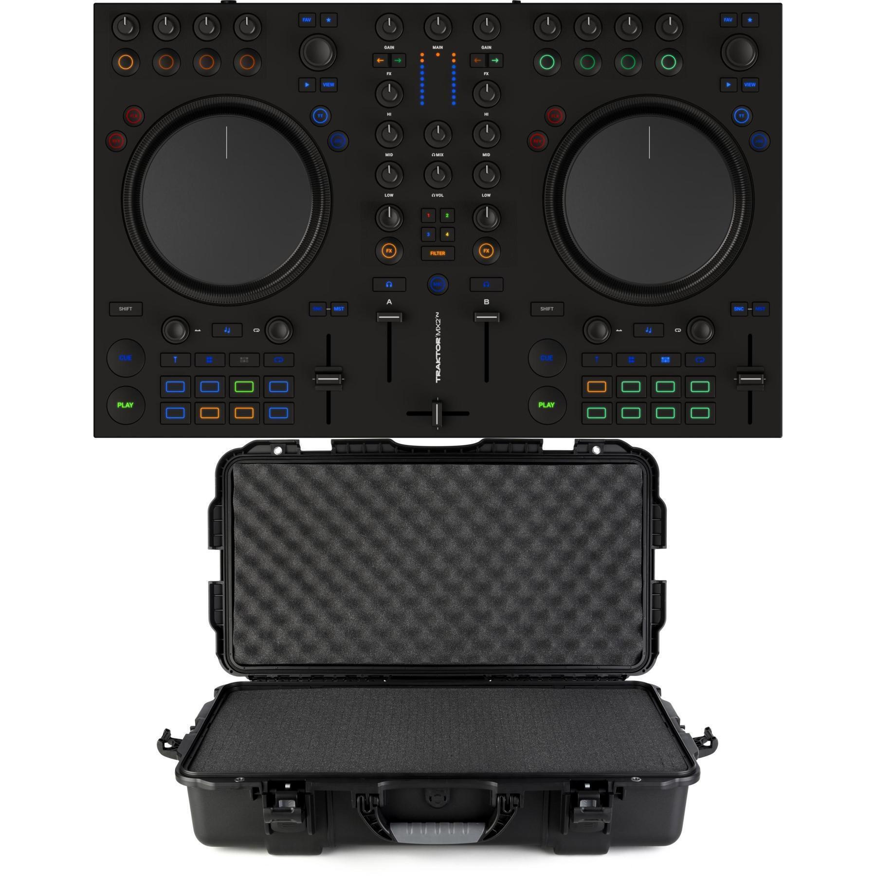 Native Instruments Traktor Kontrol MX2 DJ Controller with Hard