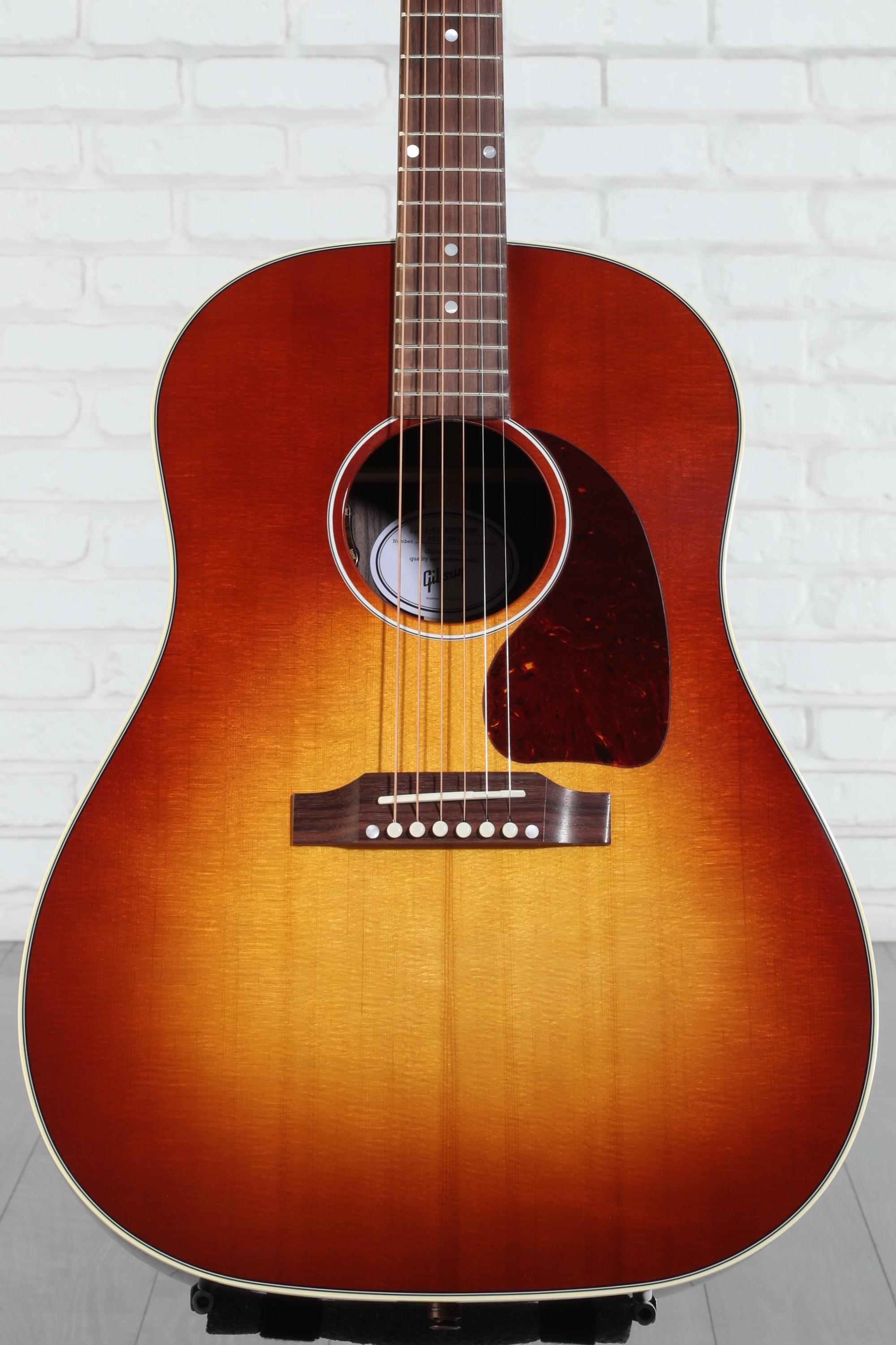 Gibson J-45 リヘッド個体？　良材 Gibson Acoustic J-45 Standard Rosewood Acoustic-electric Guitar