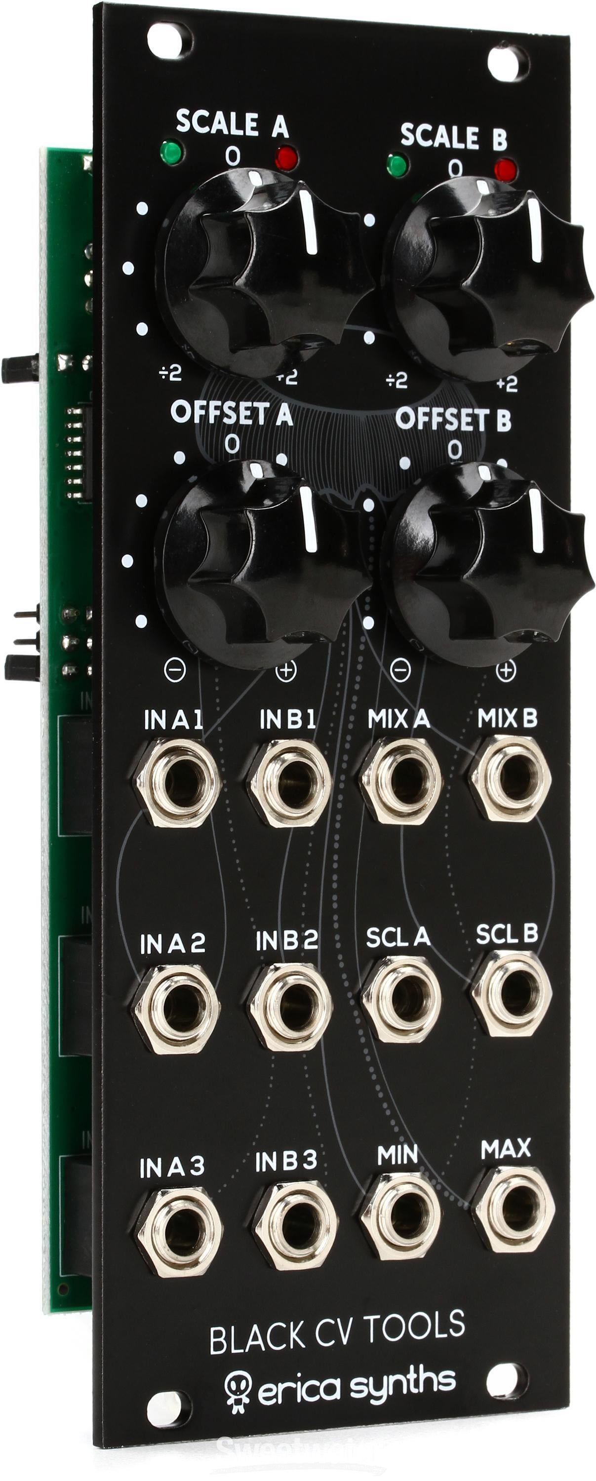 Erica Synths Black CV Tools CV/Audio Mixer with Dual Attenuverters