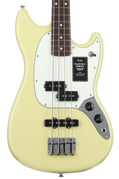 Fender Player II Mustang Bass PJ - Hialeah Yellow with Rosewood