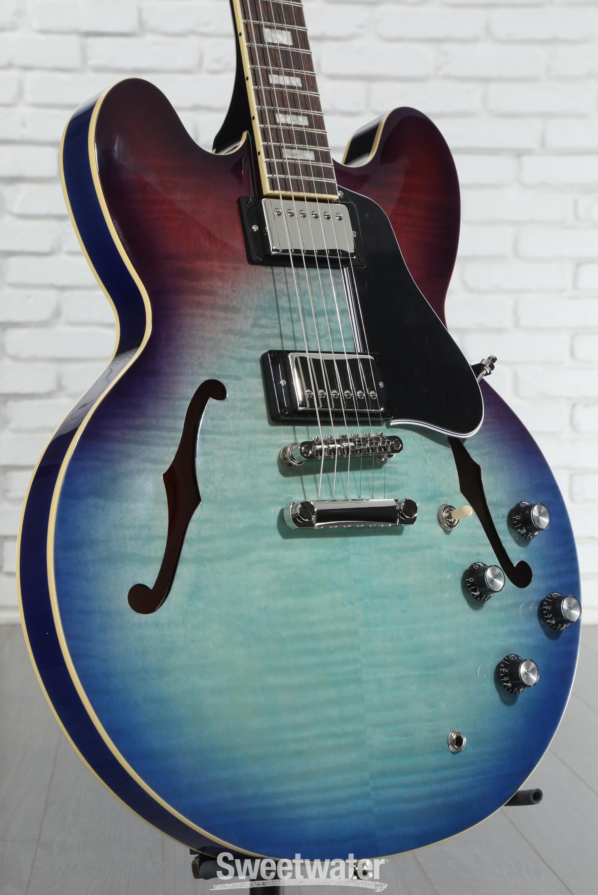 Epiphone ES-335 Figured Semi-hollowbody - Blueberry Burst