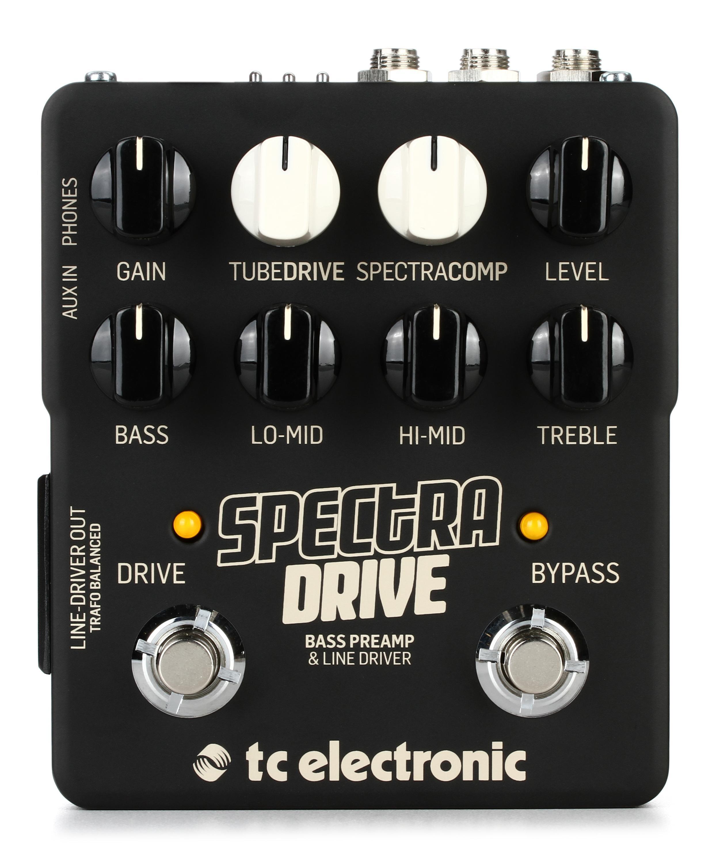 TC Electronic SpectraDrive Bass Preamp/Overdrive Pedal | Sweetwater