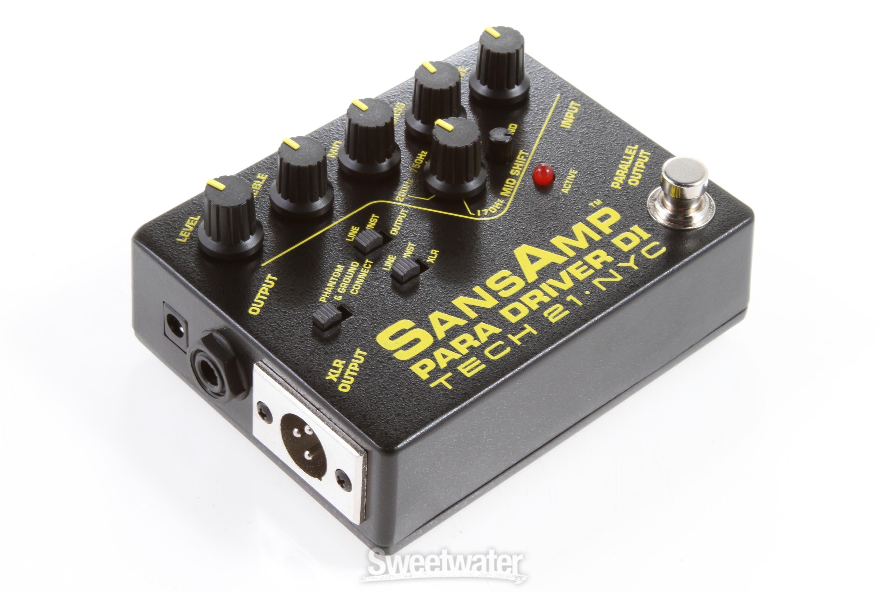 Tech 21 SansAmp Para Driver DI Pedal Reviews | Sweetwater