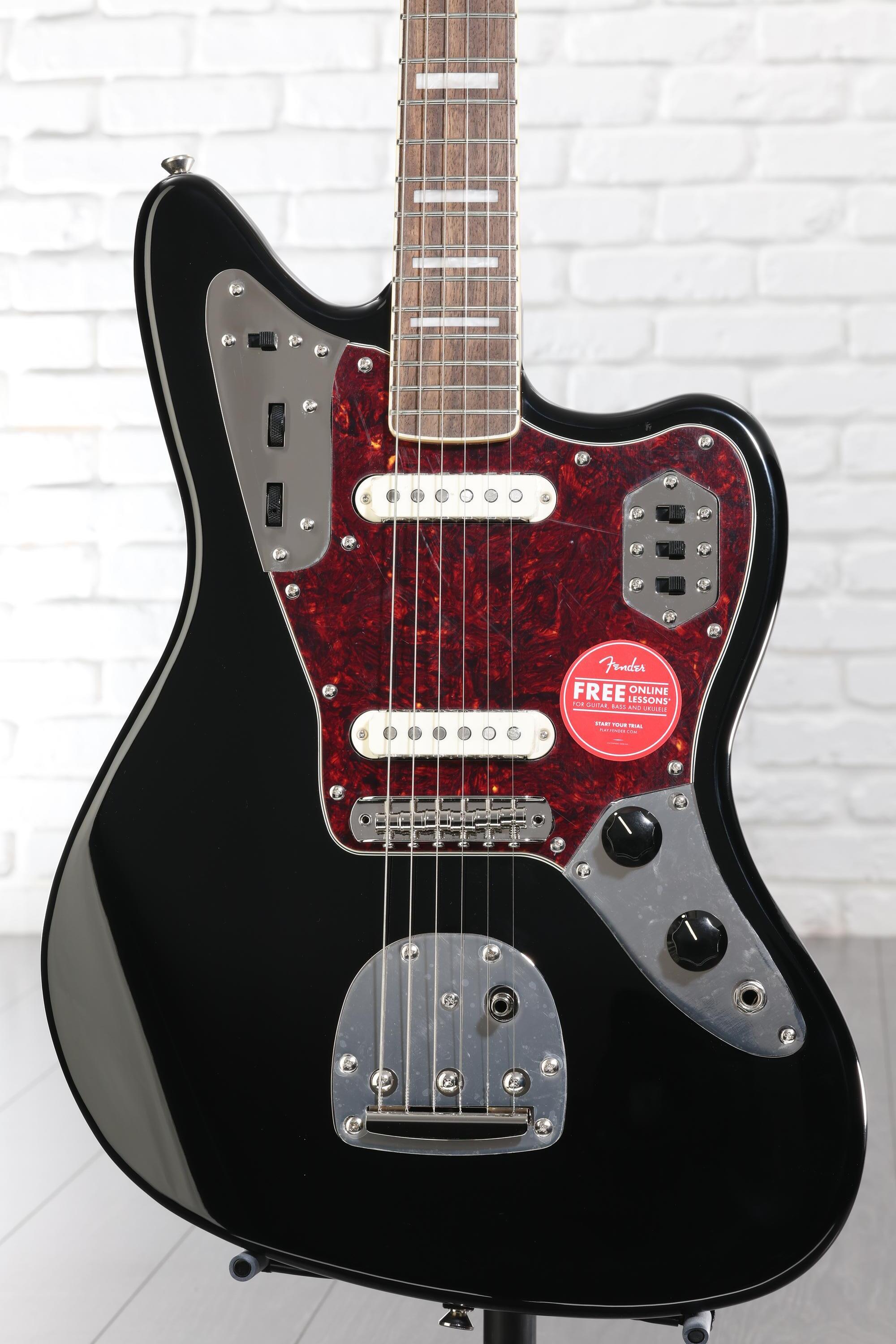 Squier Classic Vibe '70s Jaguar - Black | Sweetwater