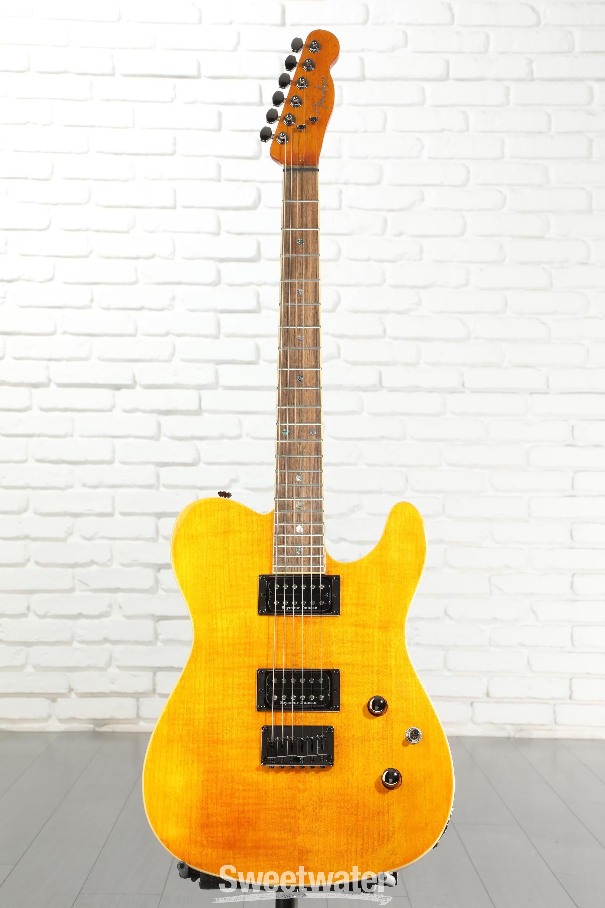 Fender Special Edition Custom Telecaster FMT HH - Amber | Sweetwater