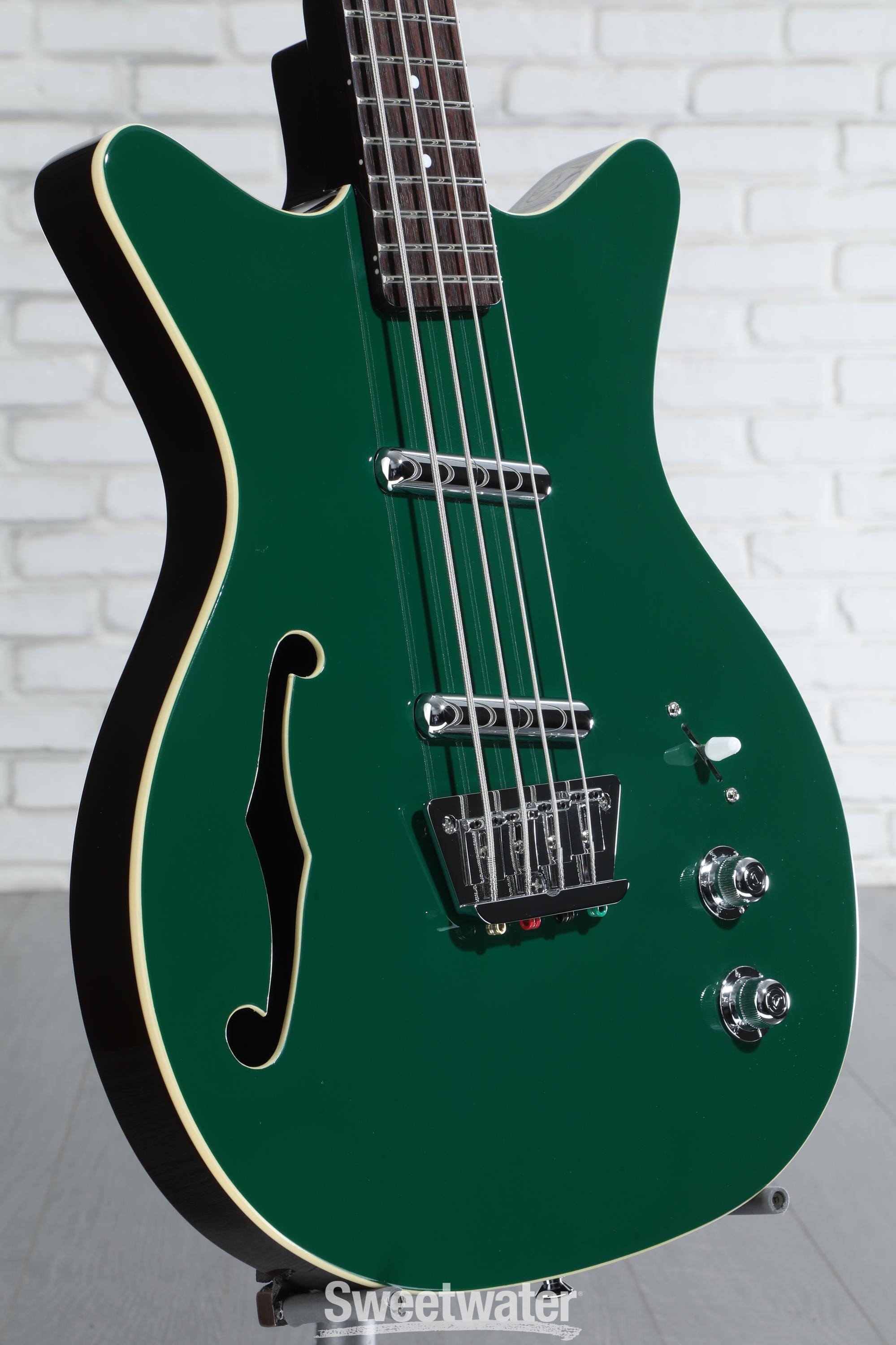 Danelectro Fifty Niner Short-scale Bass Guitar - Jade Top | Sweetwater